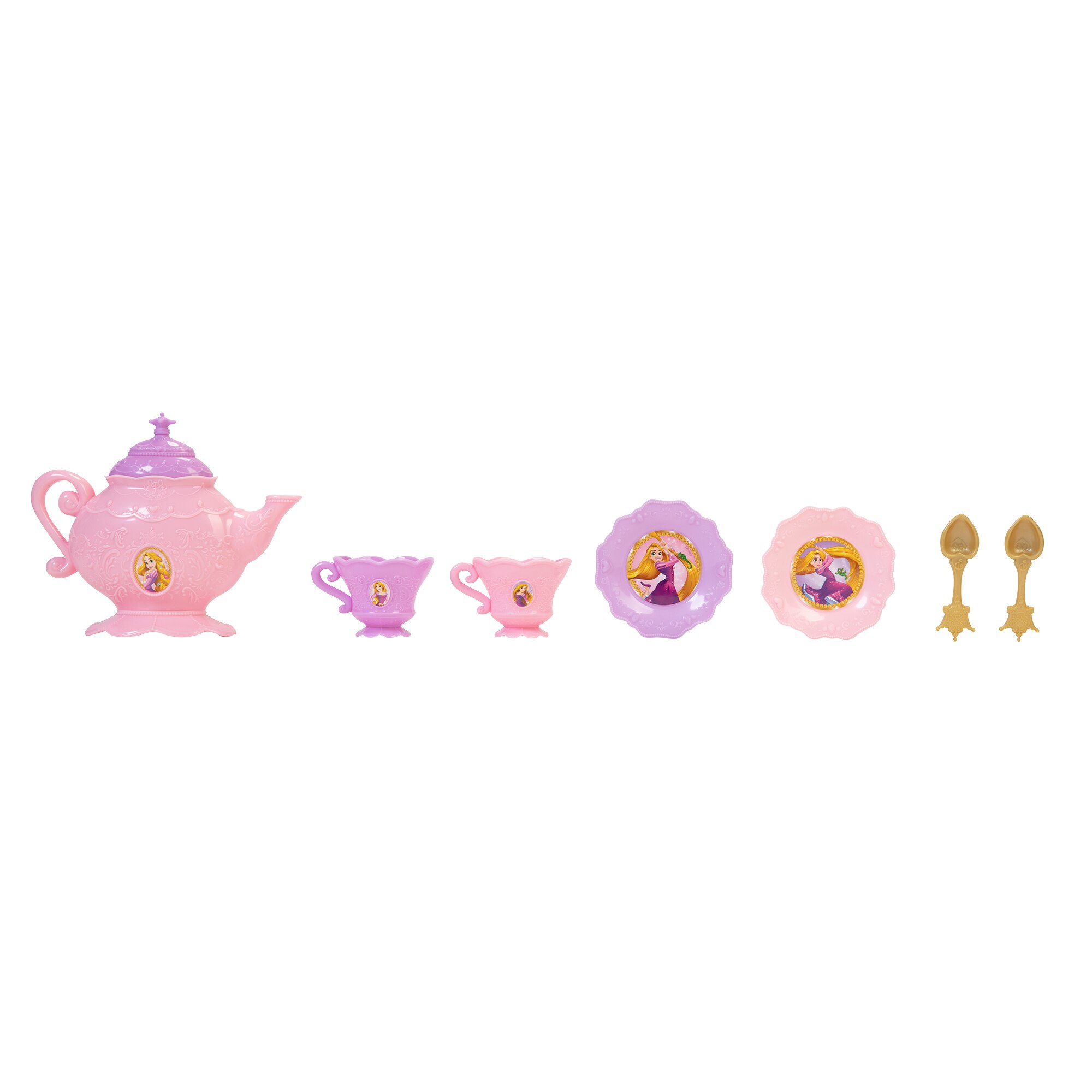 Muñeca 38 cm Rapunzel con set de té Jakks Pacific 5