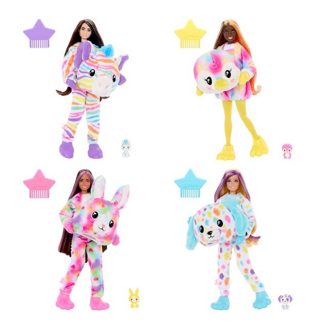 Muñeca Barbie Cutie Reveal Colección Sueños de colores modelos surtidos
