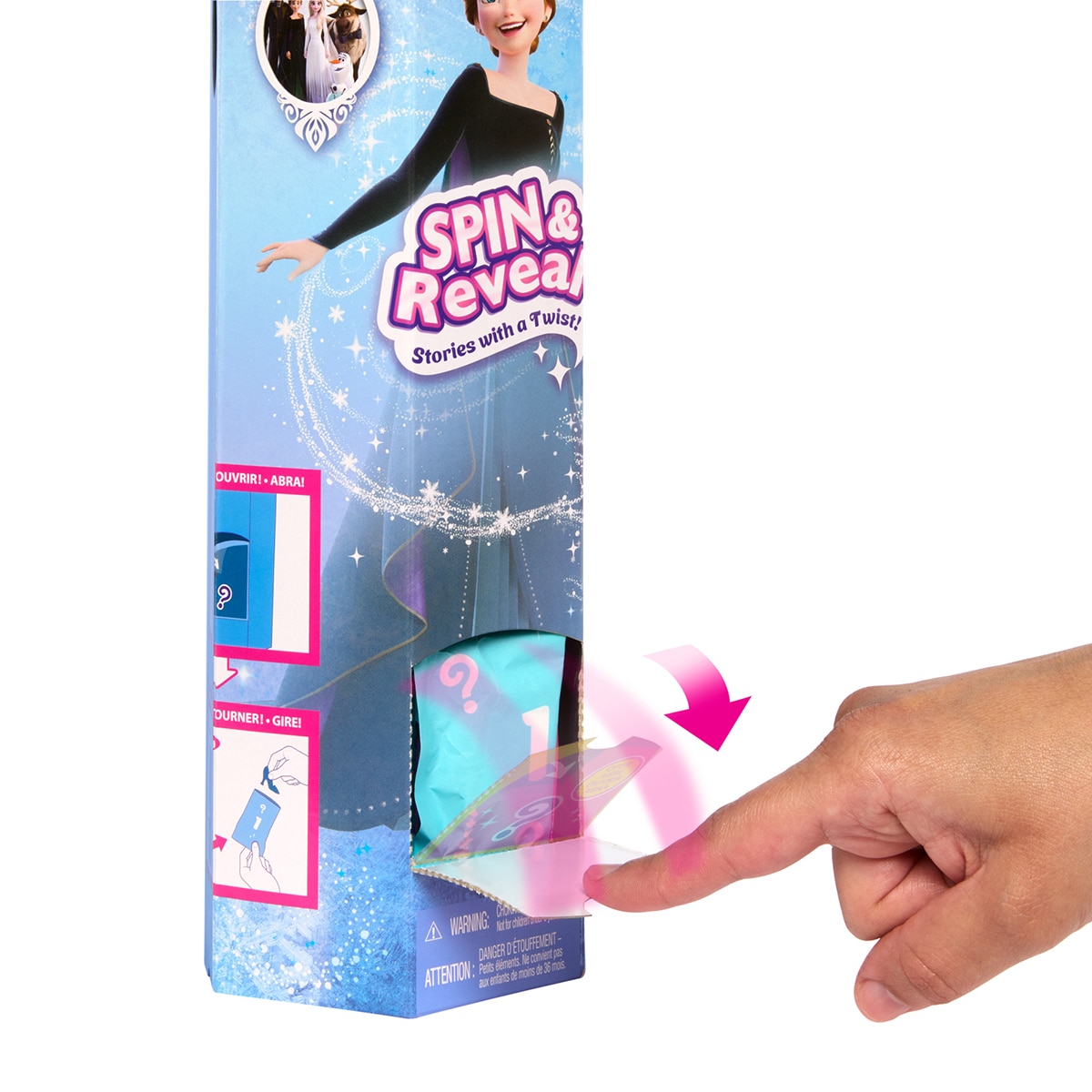 Muñeca Frozen Spin & Reveal Disney Mattel modelos surtidos 4