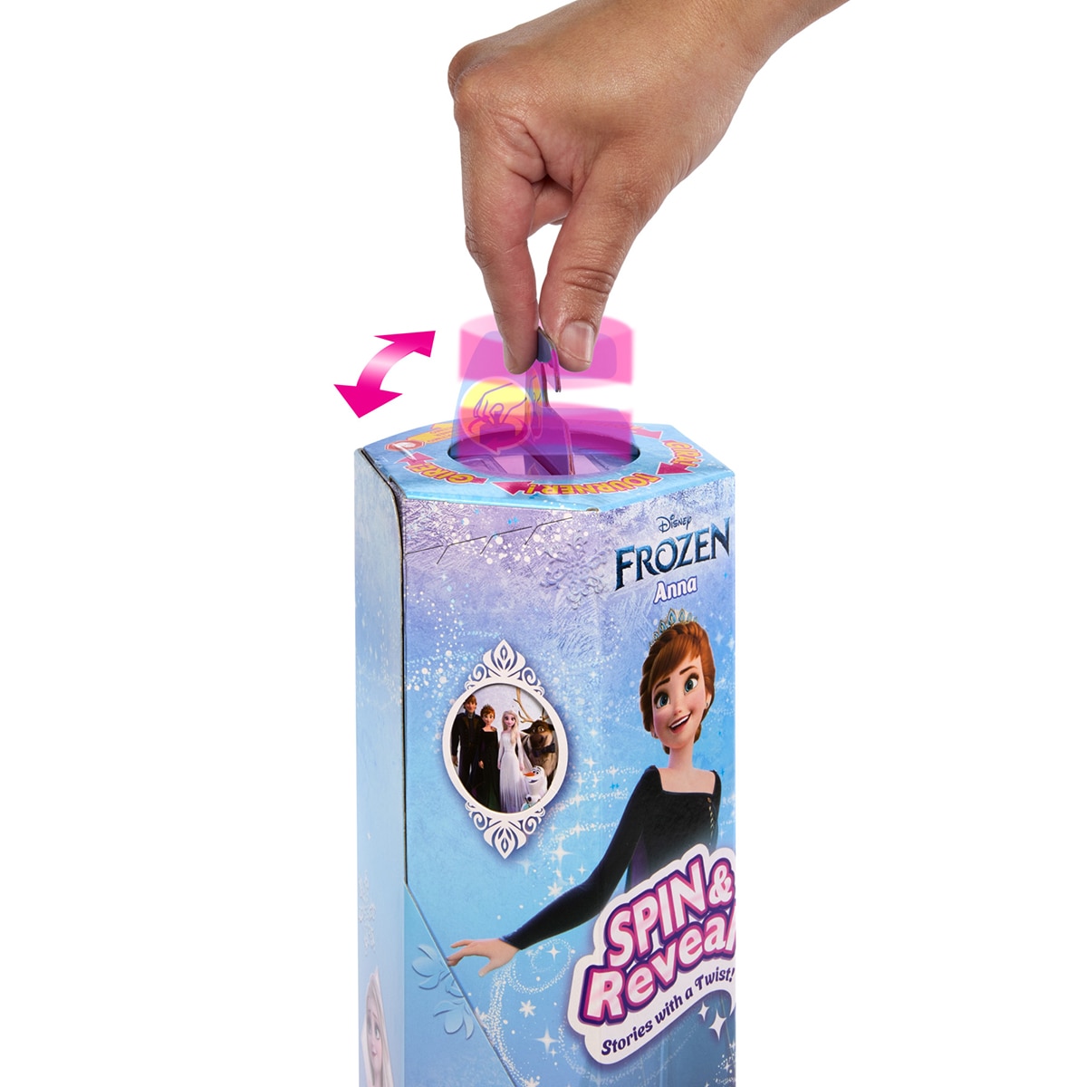 Muñeca Frozen Spin & Reveal Disney Mattel modelos surtidos 5