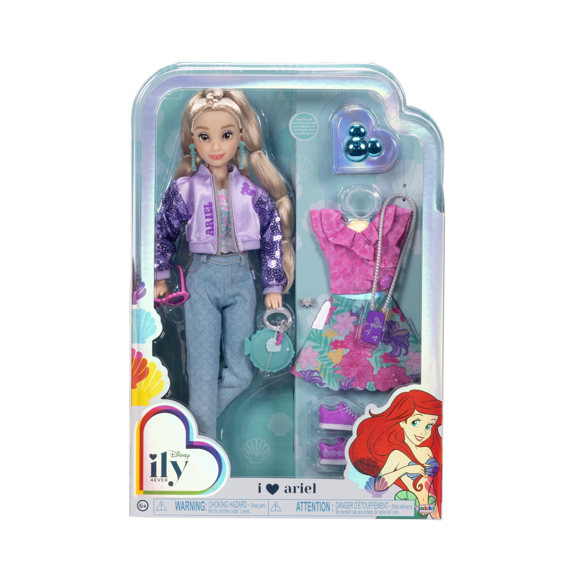 Muñeca Fashion Inspirada en Ariel Disney Jakks Pacific 2