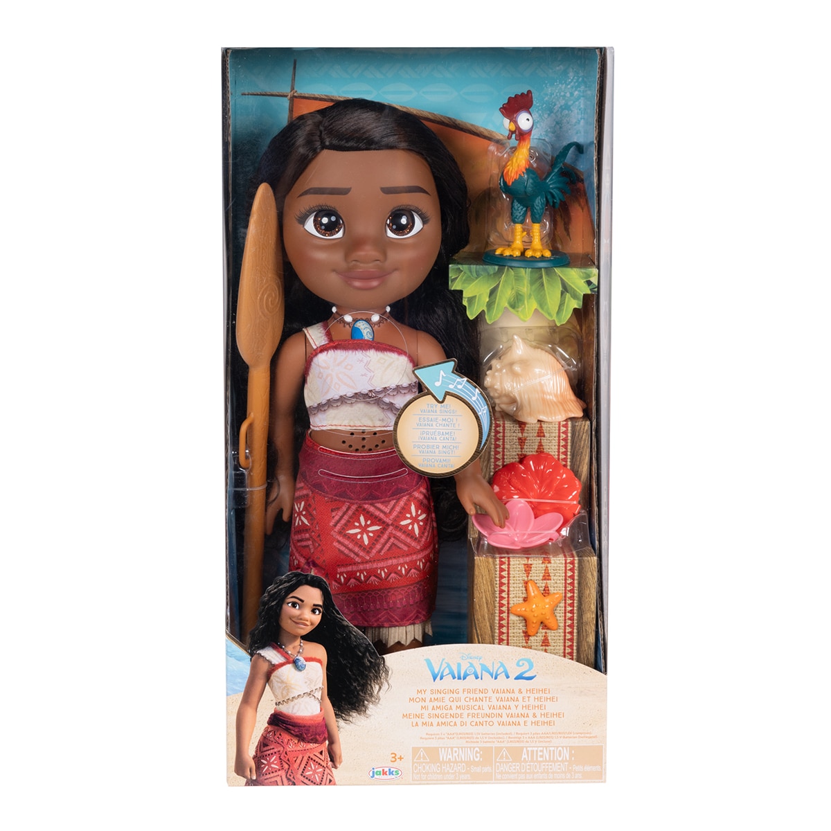 Muñeca Vaiana Musical Disney Jakks Pacific 8