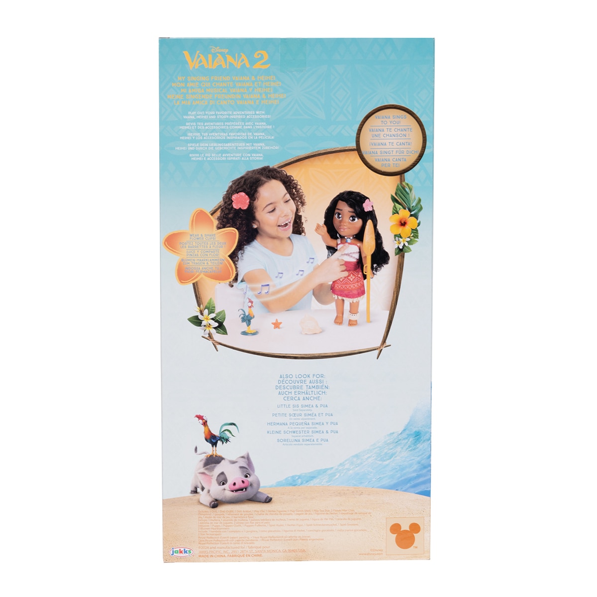 Muñeca Vaiana Musical Disney Jakks Pacific 9
