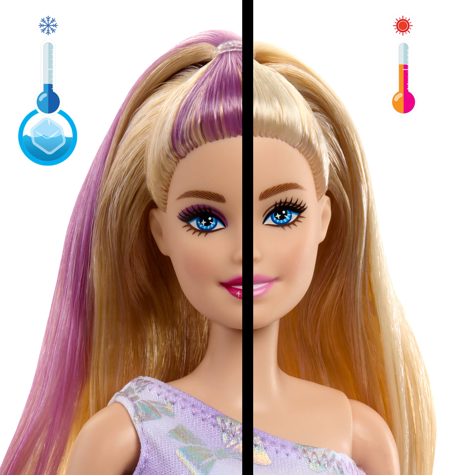 Muñeca Barbie Party Unboxed modelos surtidos Morado-3