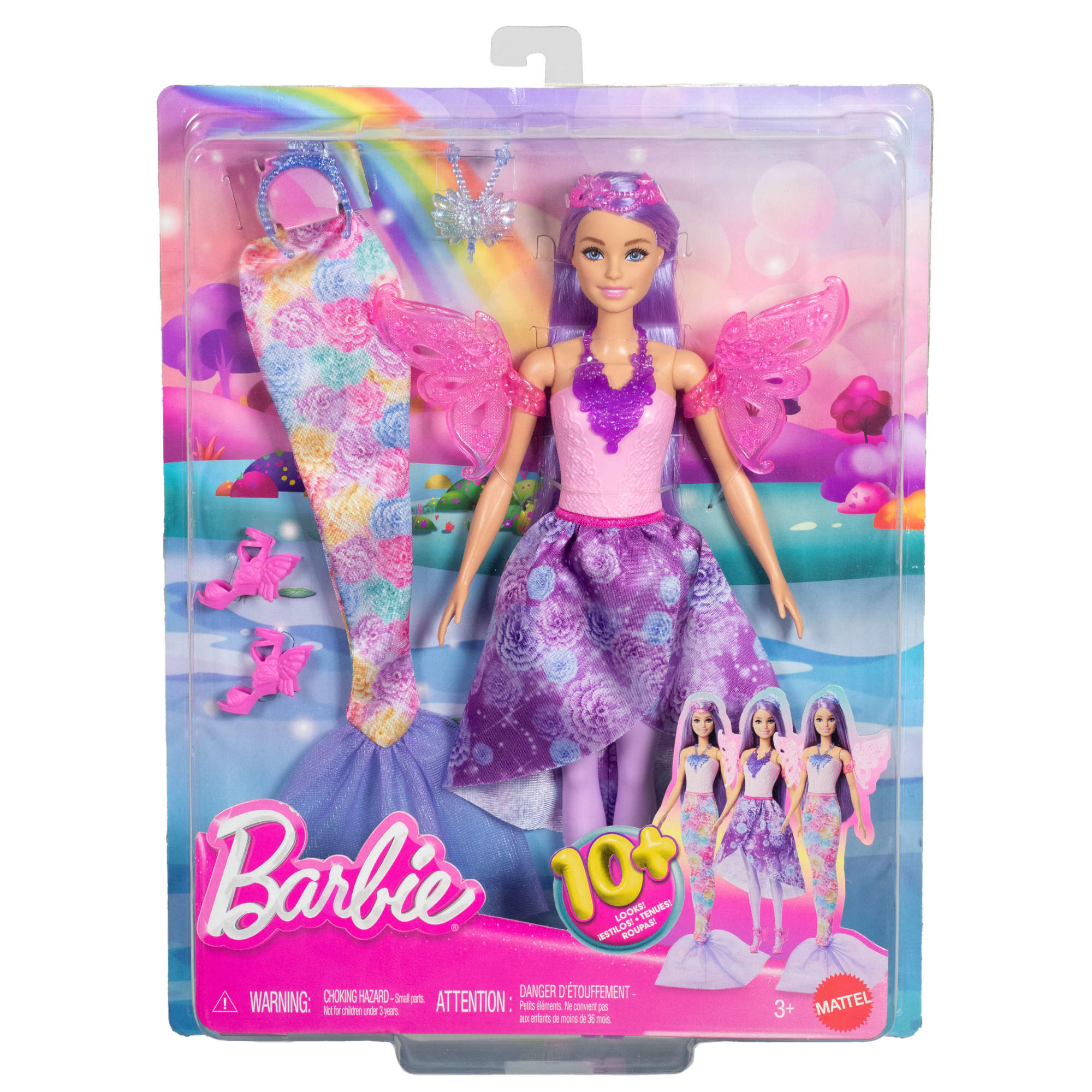 Boneca Barbie Fashion Fantasy Doll com 8 acessórios 6
