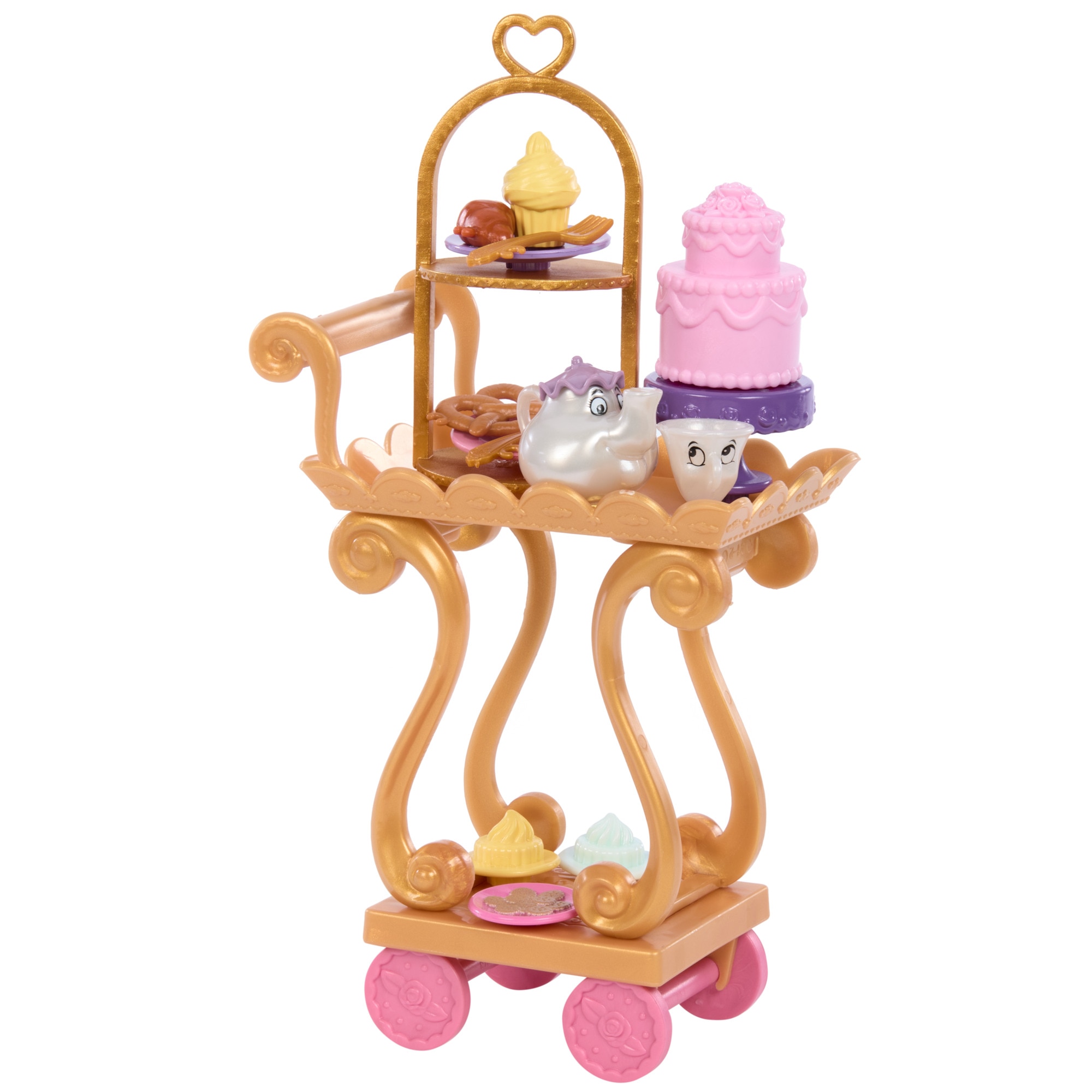 Conjunto de accesorios del castillo Bella Princesas Disney Mattel 2