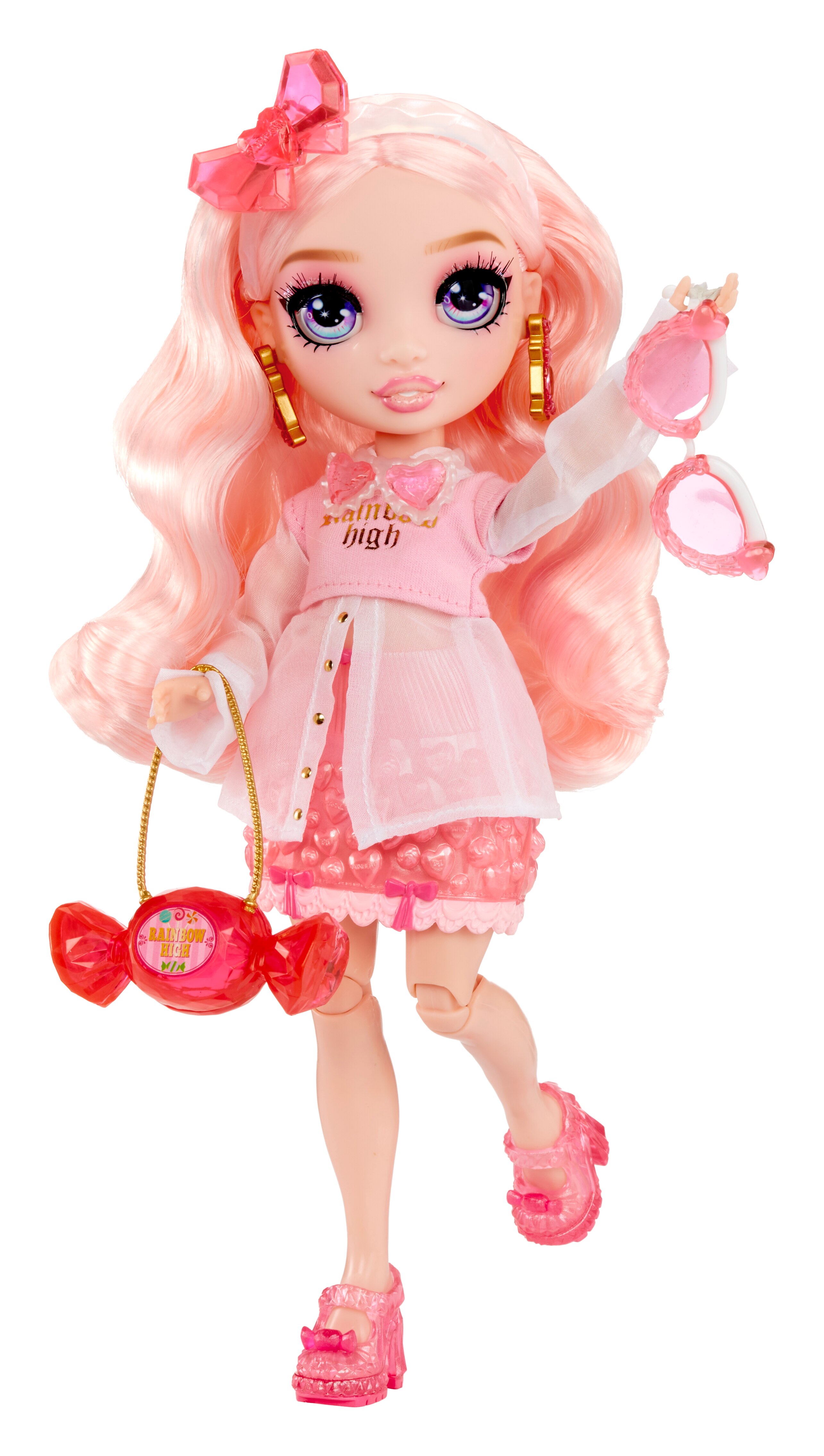 Muñeca Crystal Fashion Doll Bella Rainbow High 2