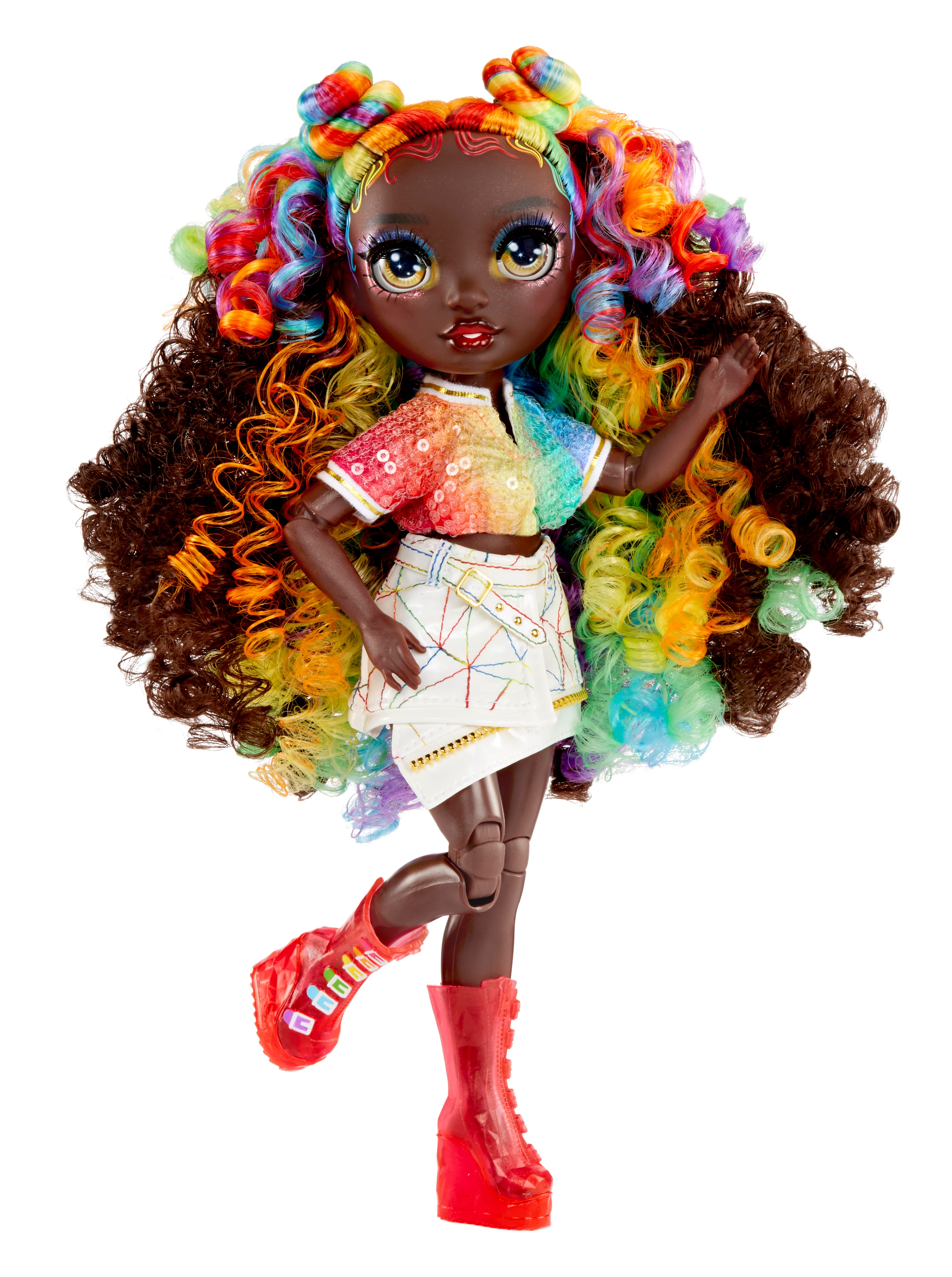 Muñeca Crystal Fashion Doll Iris Rainbow High 2