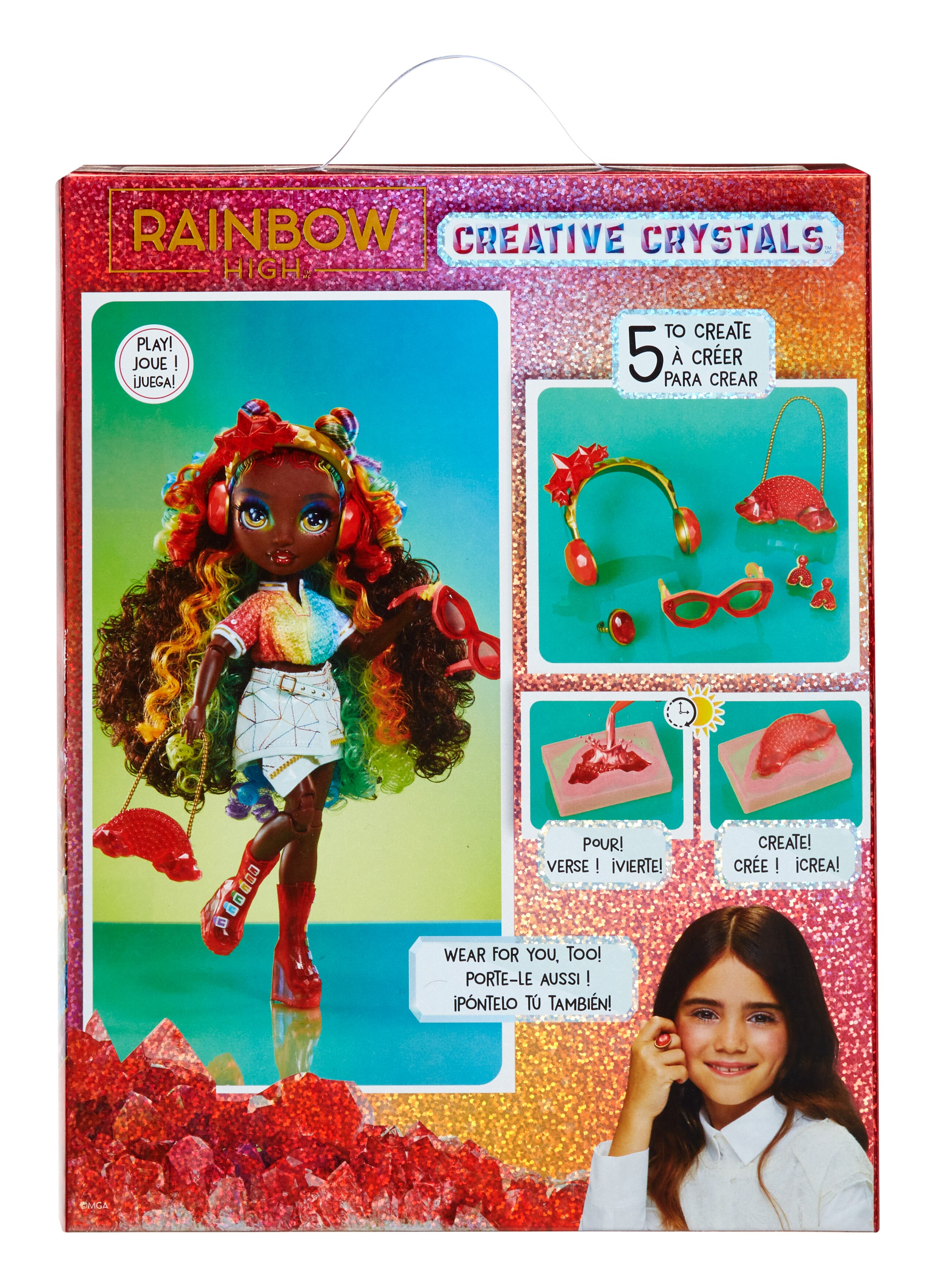 Muñeca Crystal Fashion Doll Iris Rainbow High 4