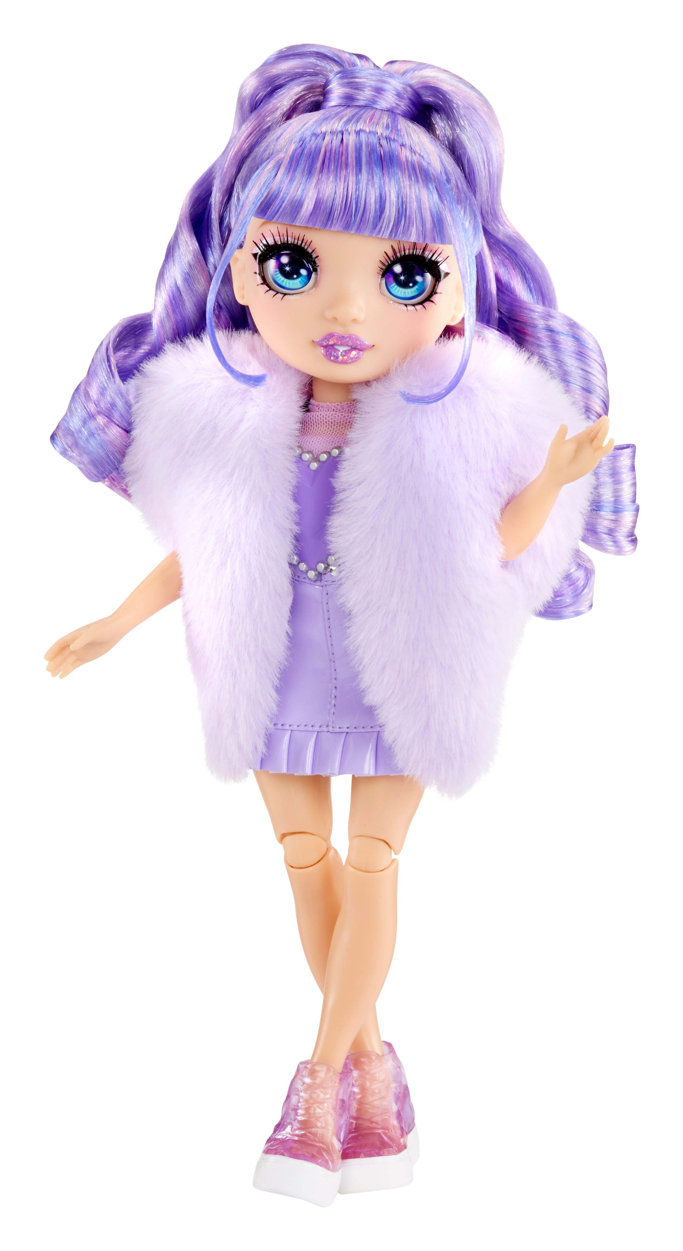 Muñeca Crystal Fashion Doll Violet Rainbow High 2