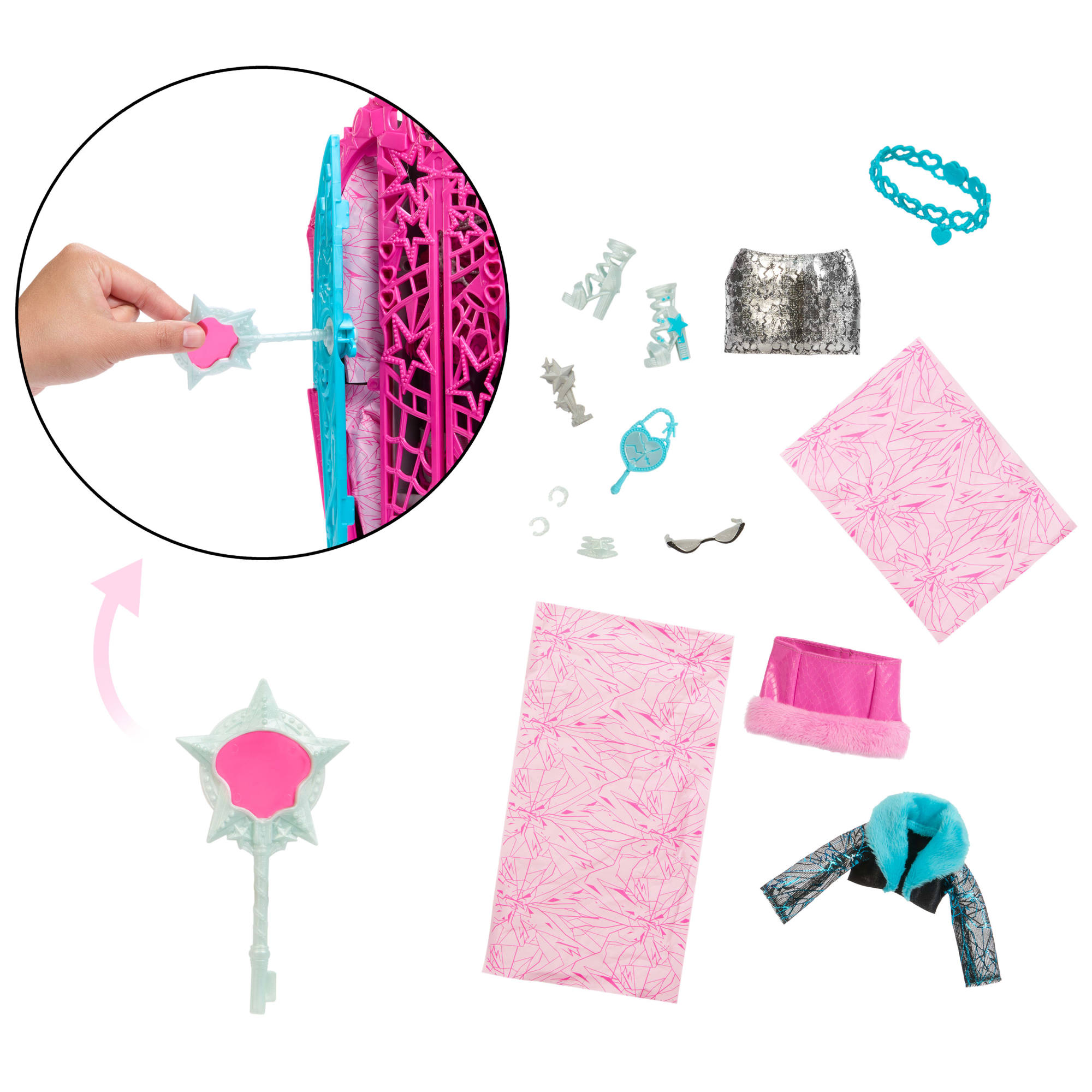 Muñeca Skulltimate Secrets Catty Noir con armario Monster High 5