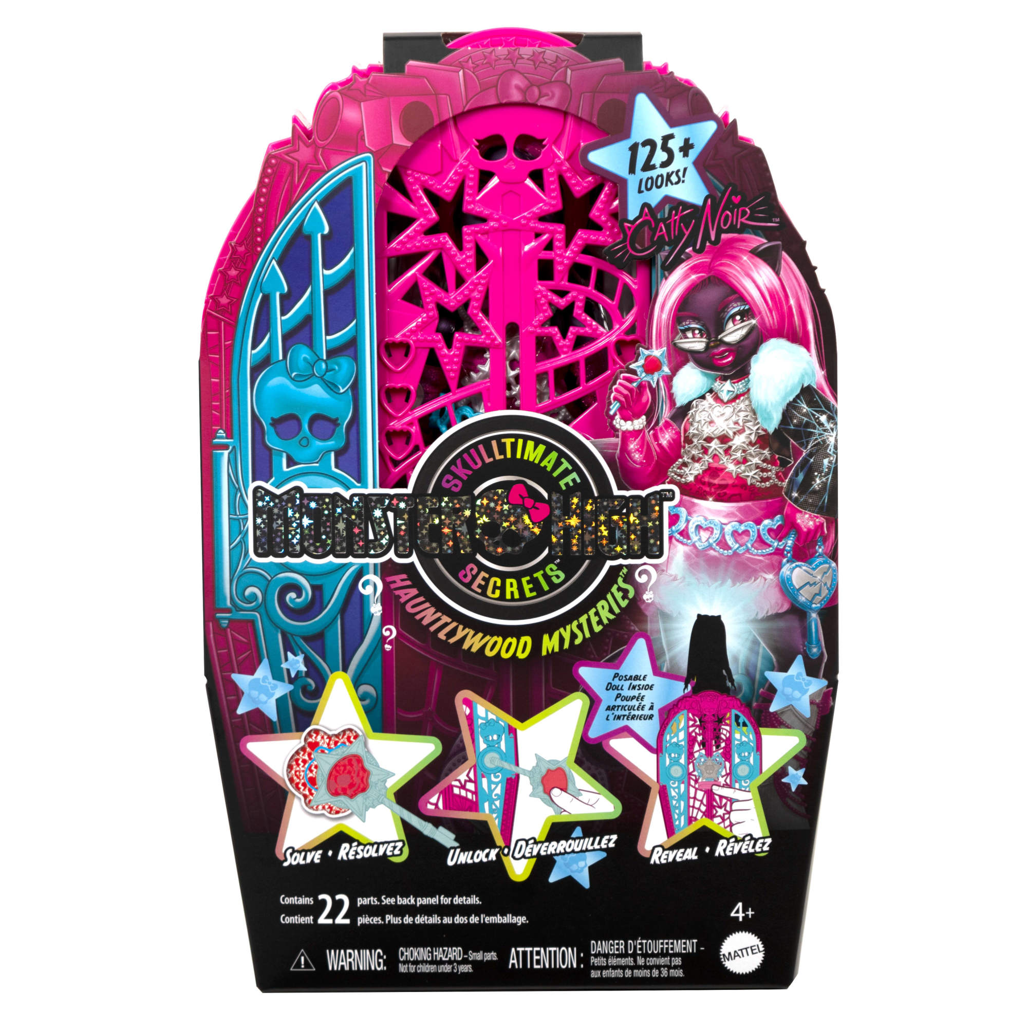 Muñeca Skulltimate Secrets Catty Noir con armario Monster High 7