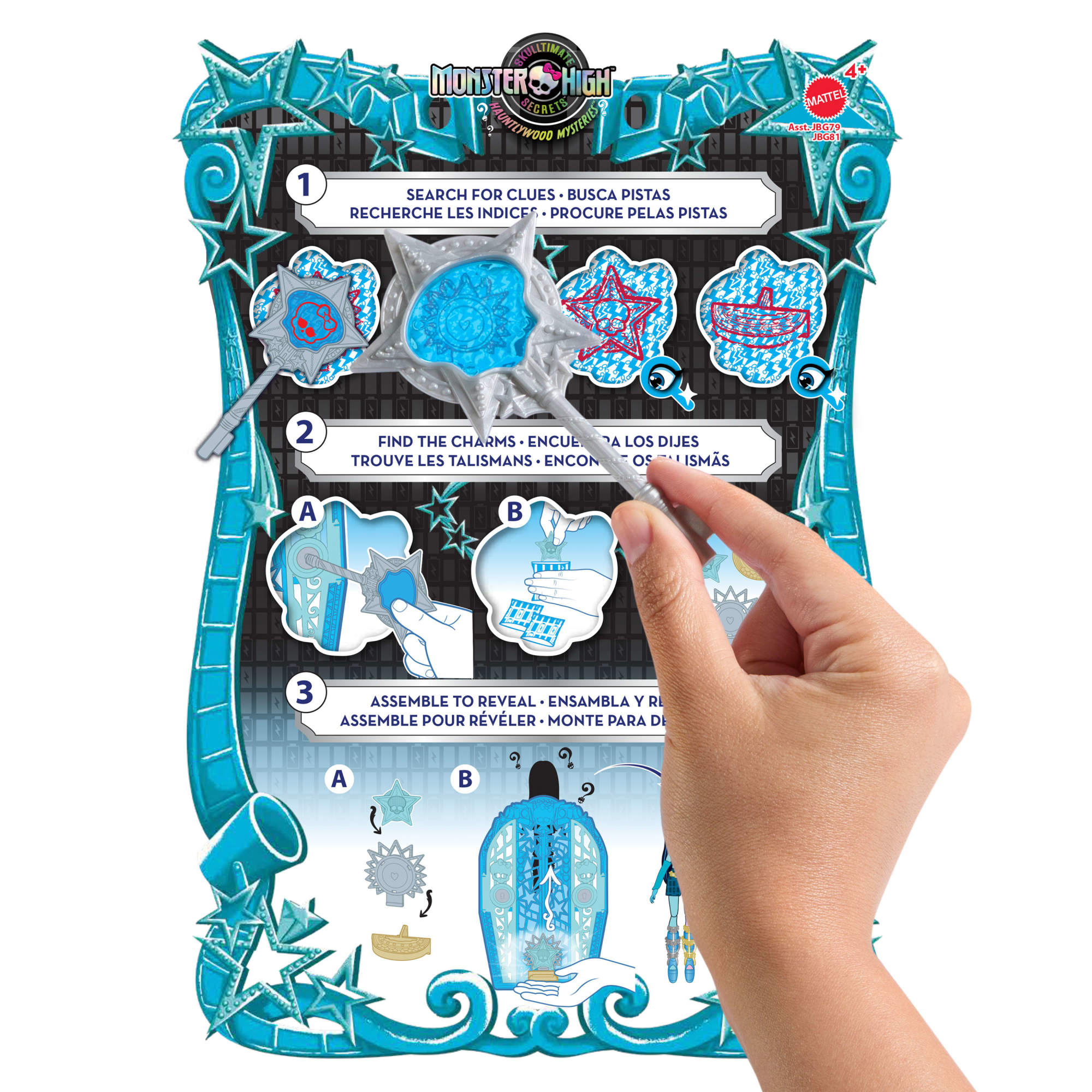 Boneca Skulltimate Secrets Monster Mysteries Abbey Bominable Monster High Skulltimate Secrets Azul-claro-4
