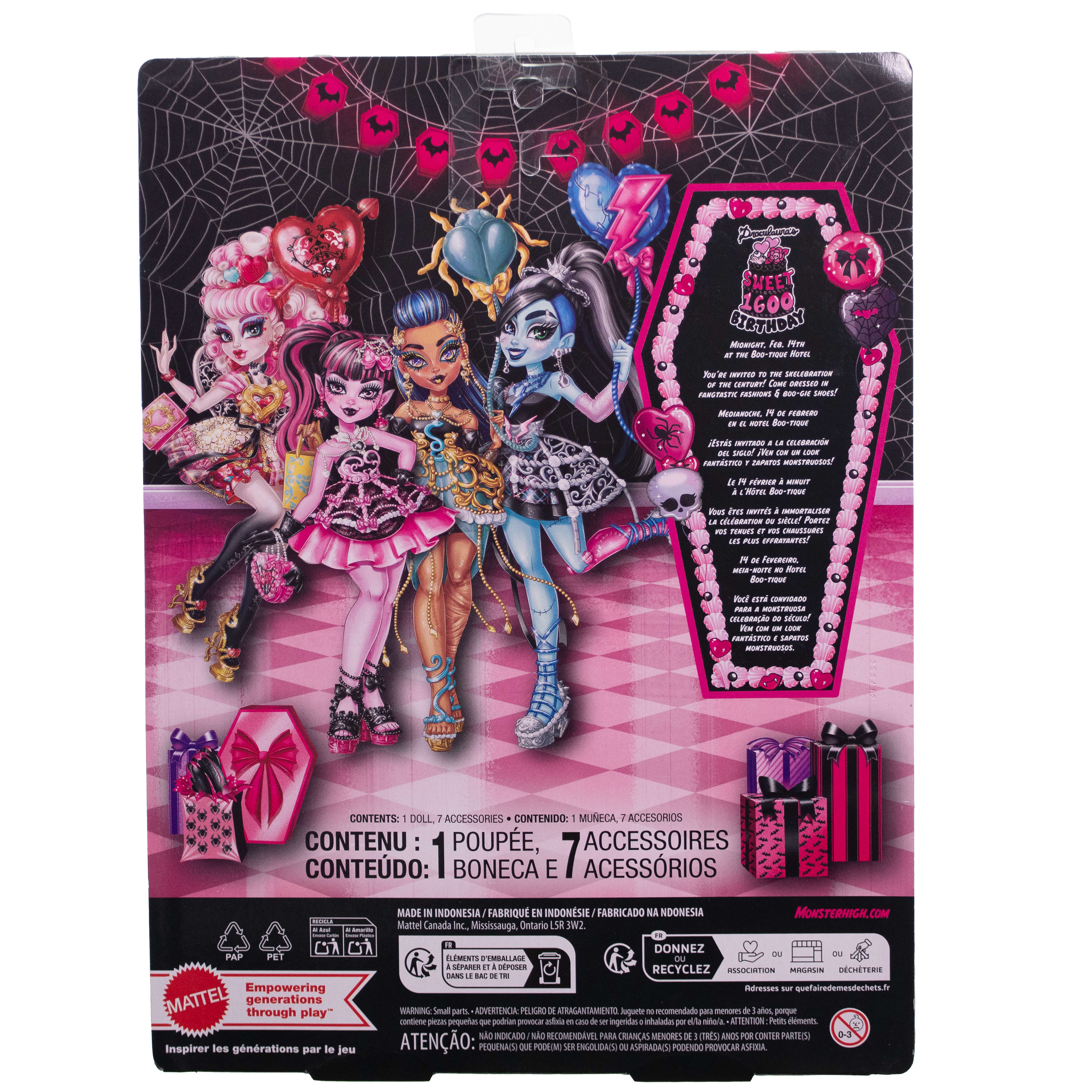Muñeca Draculaura Scary Sweet Birthday Monster High 8
