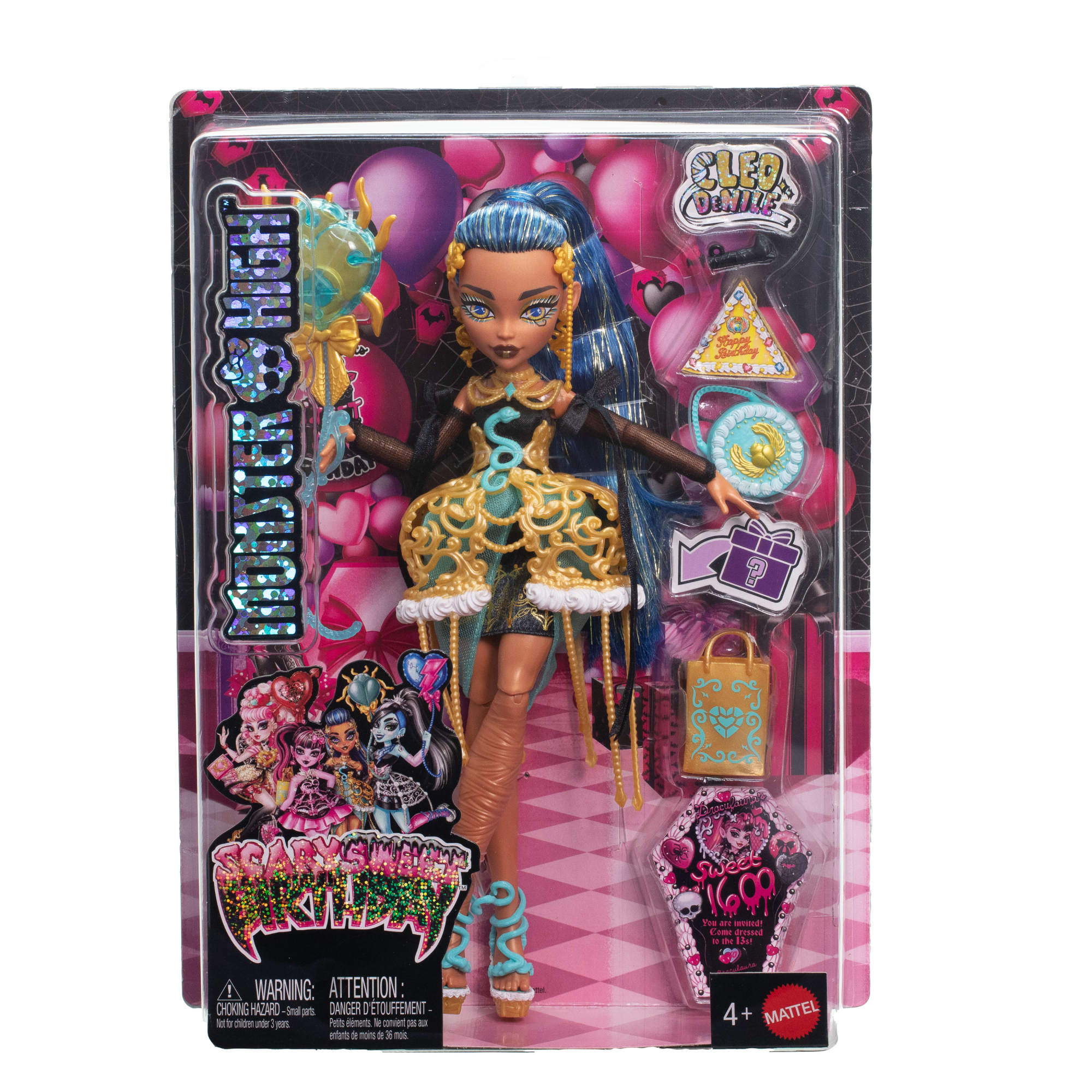 Muñeca Cleo de Nile Scary Sweet Birthday Monster High 7