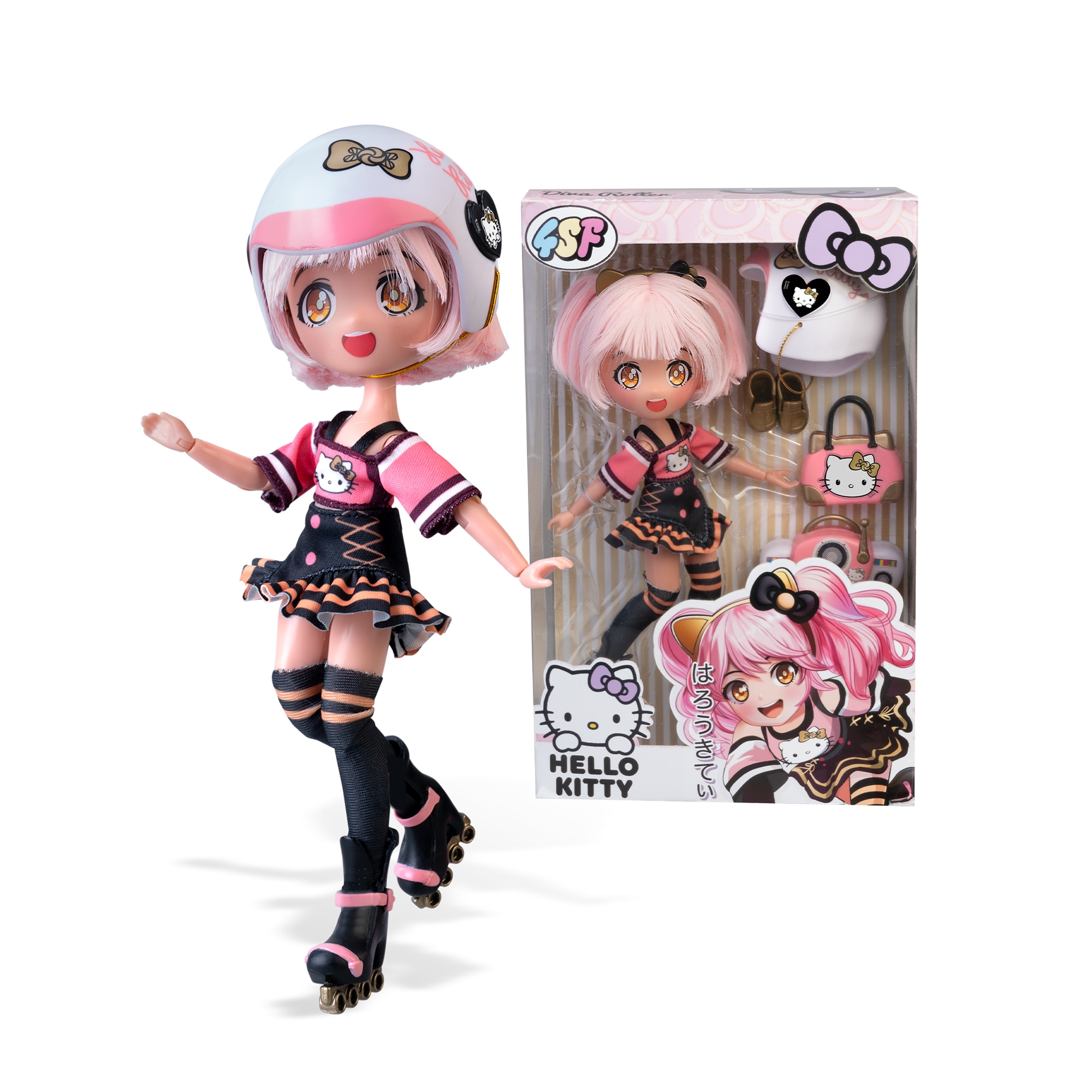 Boneca Golden Diva Roller Hello Kitty 2