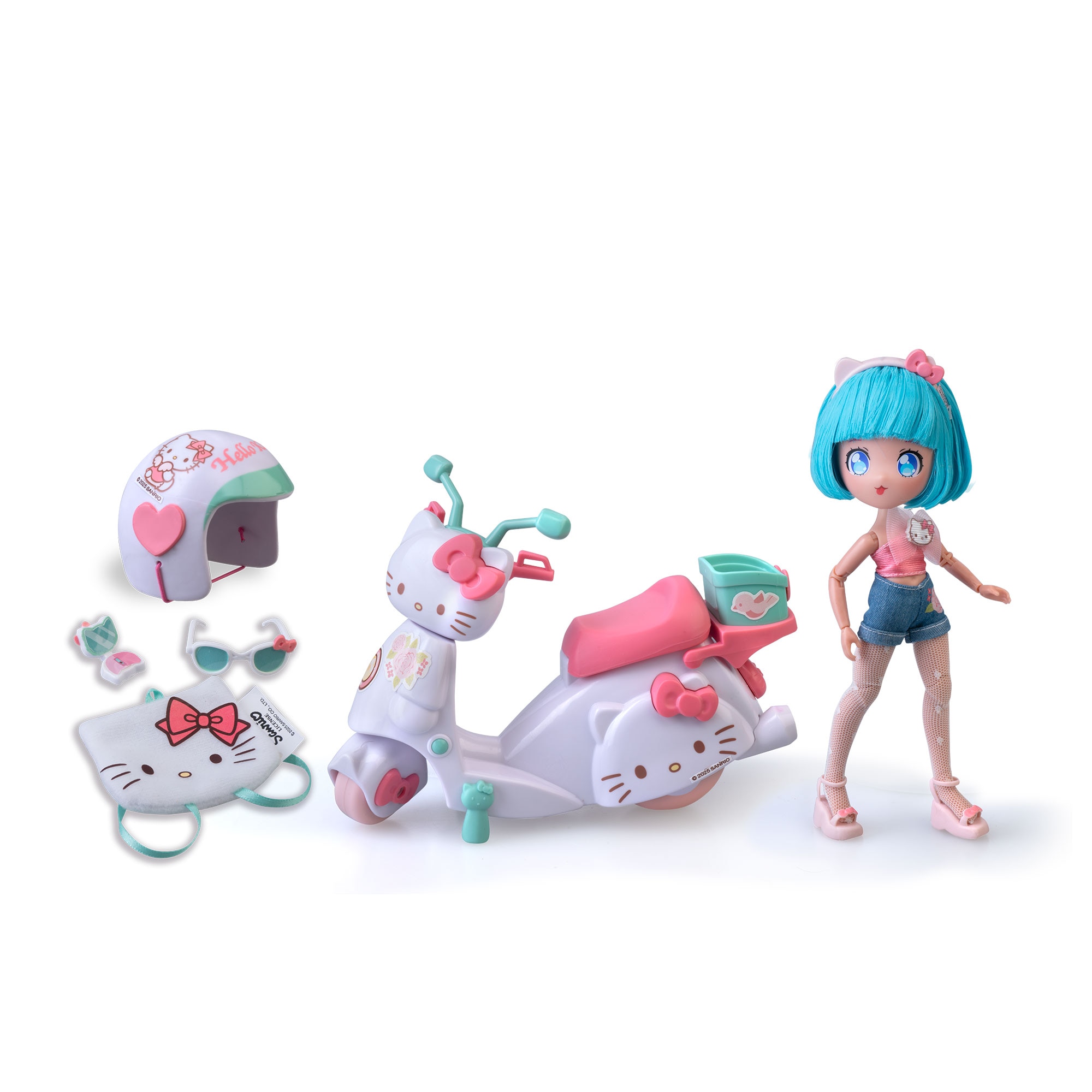 Boneca Pretty Pink Scooter Hello Kitty 6