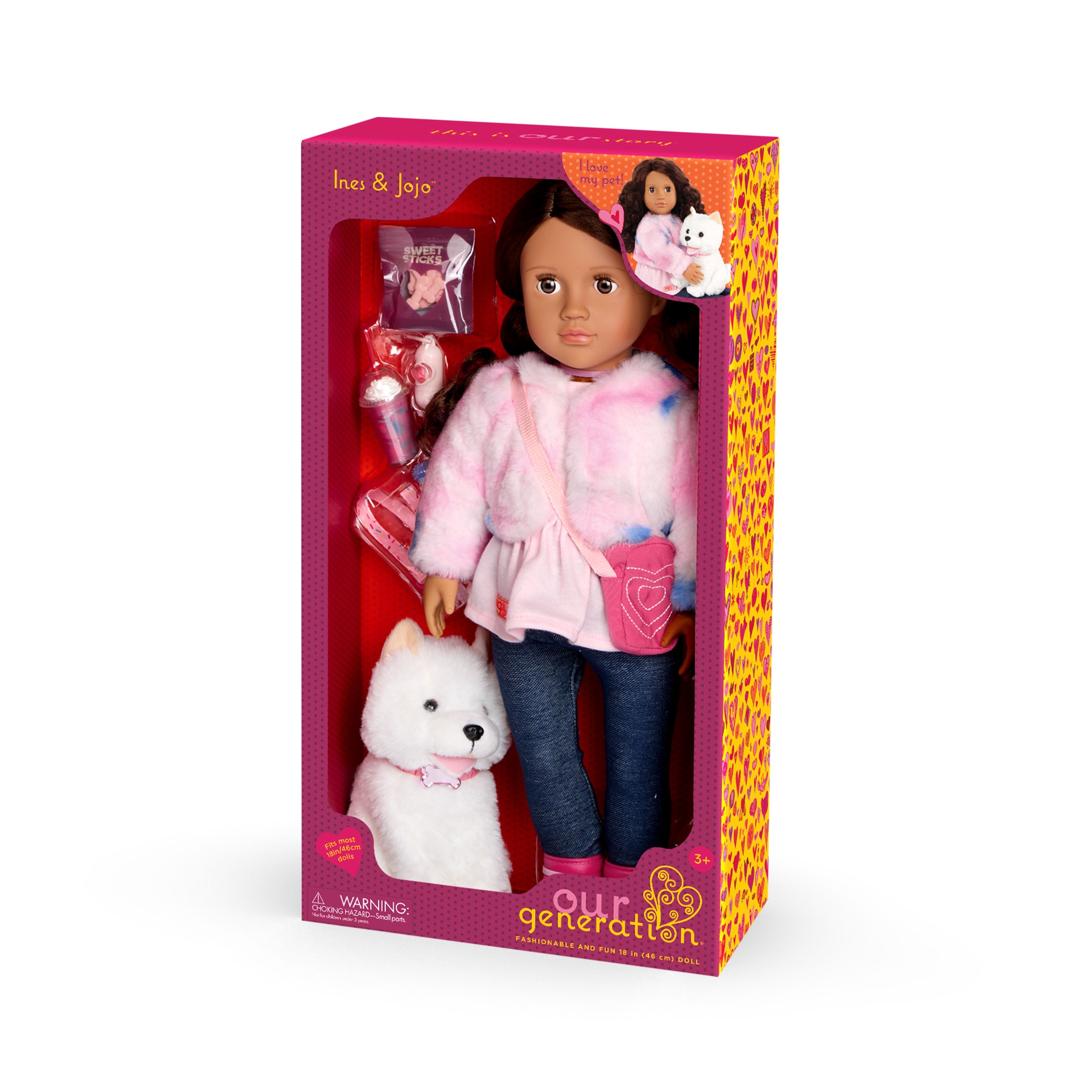 Muñeca con Perrito Ines Our Generation 7