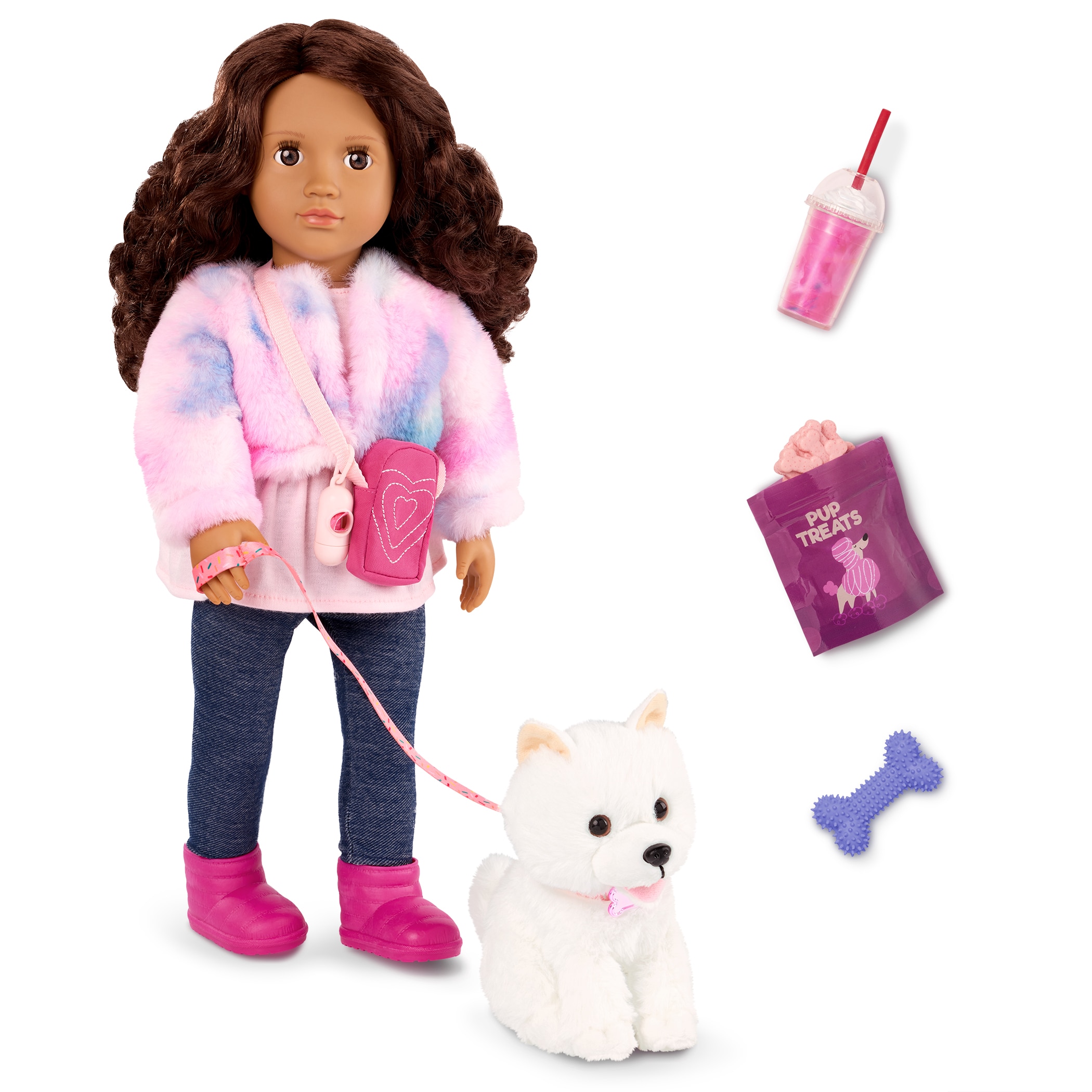 Muñeca con Perrito Ines Our Generation 8