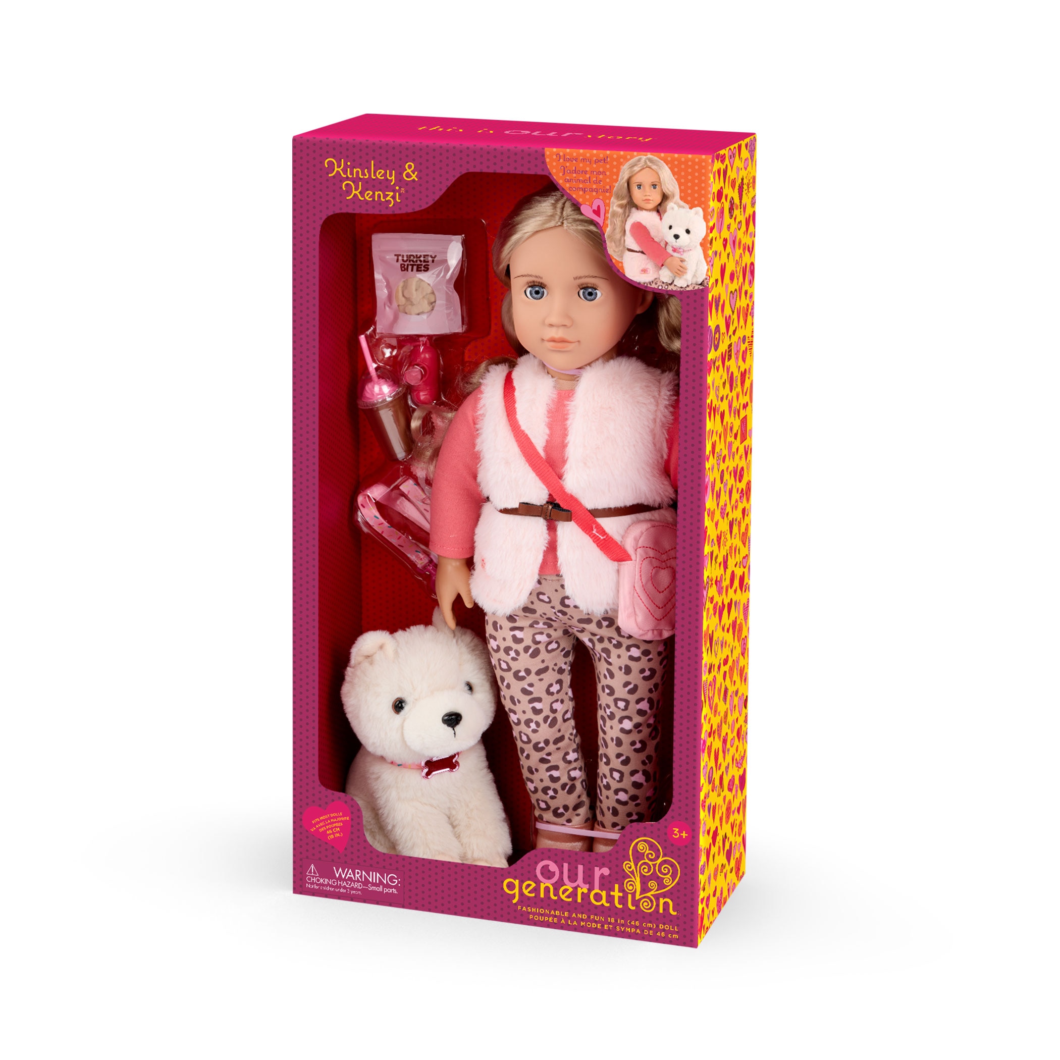 Muñeca con Perrito Kinsley Our Generation 2