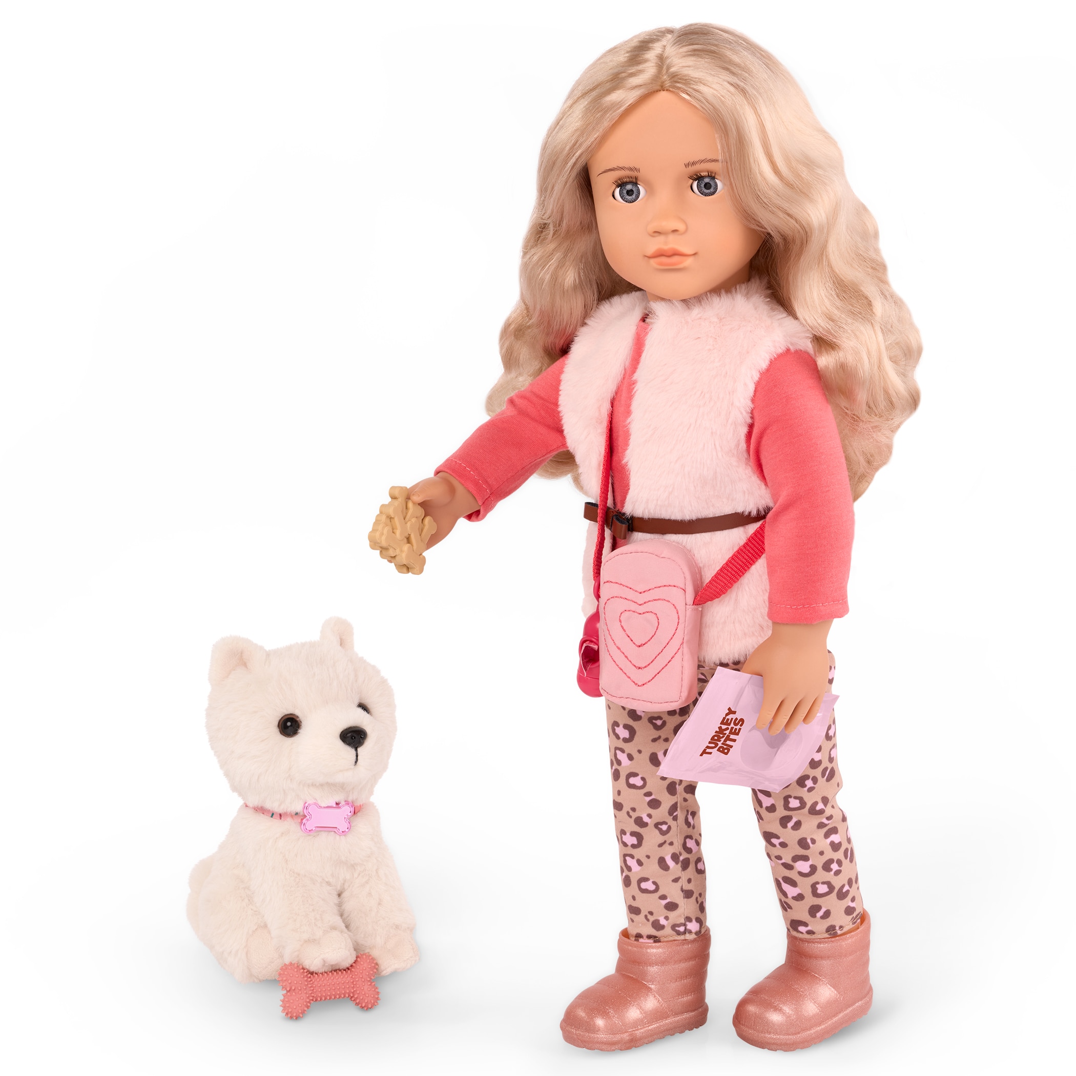 Muñeca con Perrito Kinsley Our Generation 3
