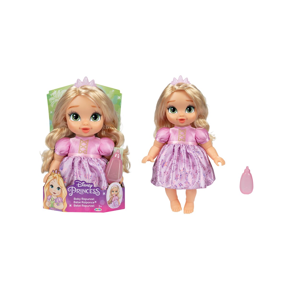 Imagen 0 de Muñeca Rapunzel Bebé 30 cm Disney Jakks Pacific