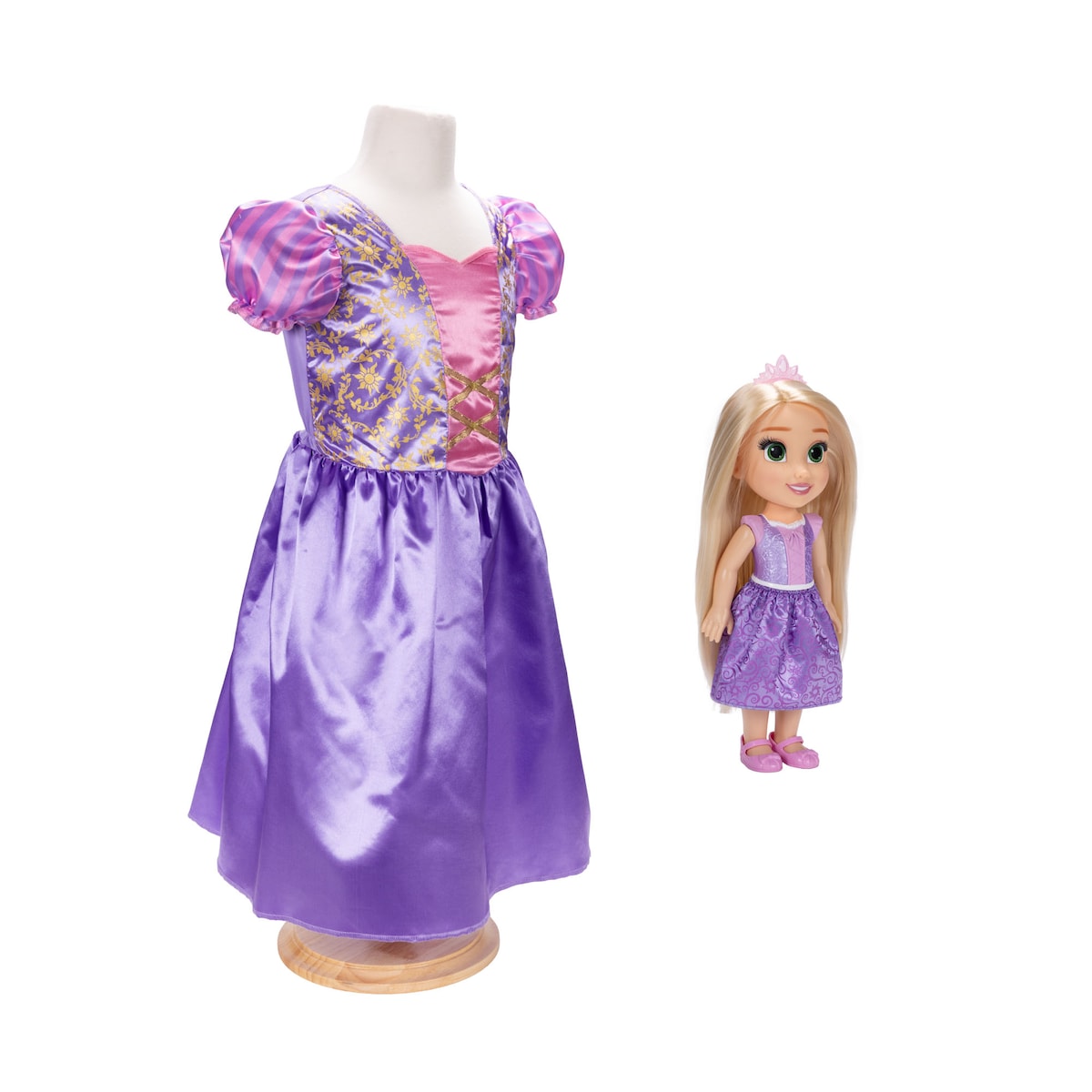 Pack  Muñeca Rapunzel 38 cm con Disfraz para Niñas Disney Jakks Pacific 5
