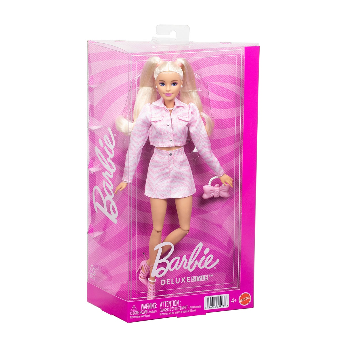 Imagen 0 de Barbie Deluxe Rubia con conjunto vaquero Mattel