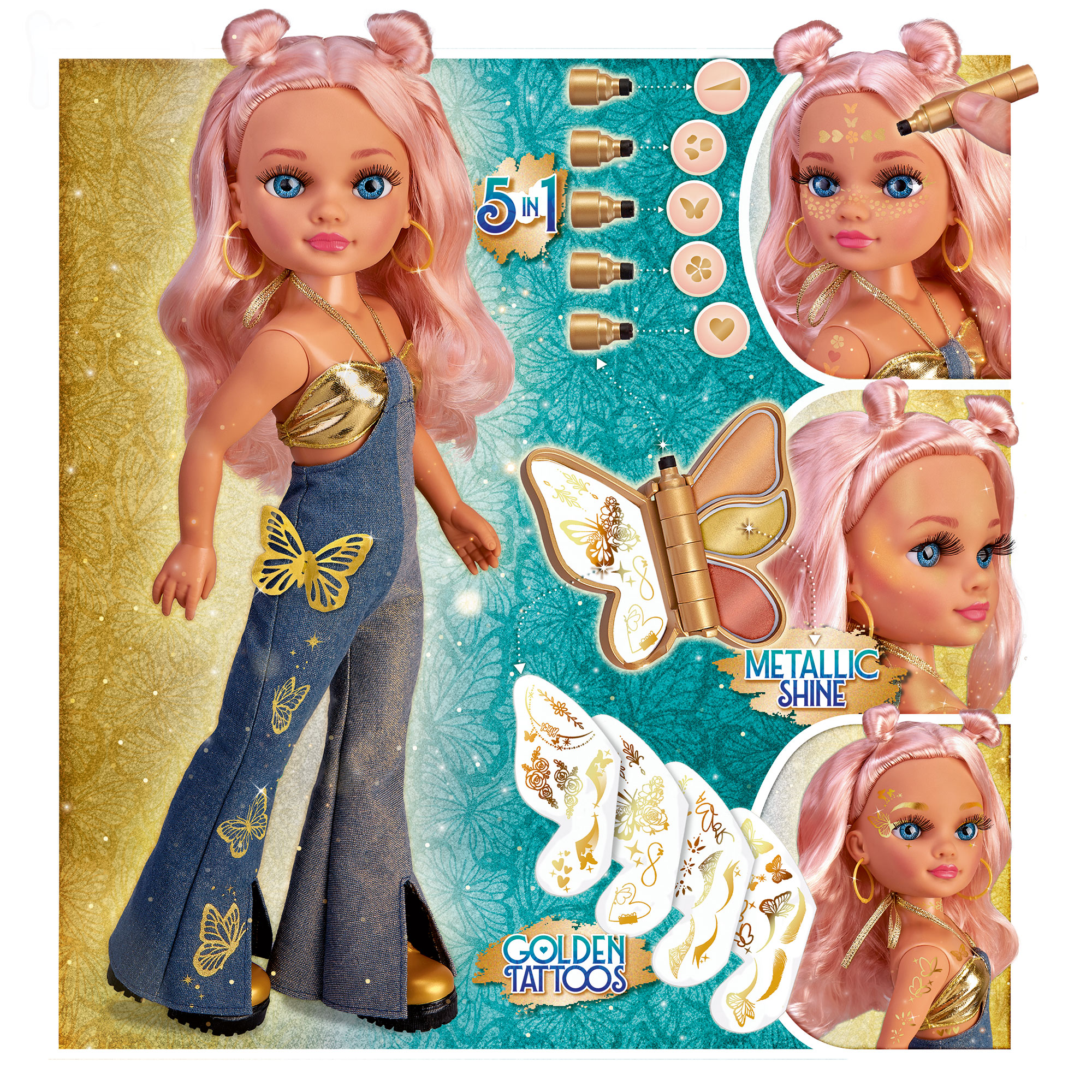 Boneca Nancy Gold MakeUp 4