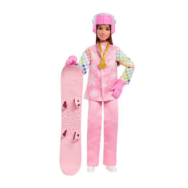Barbie esquiadora con accesorios