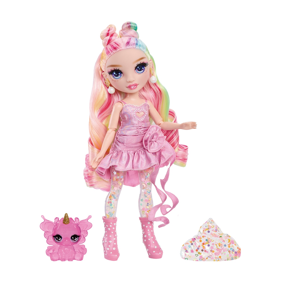 Boneca Rainbow Shimmers com Slime Bella 2
