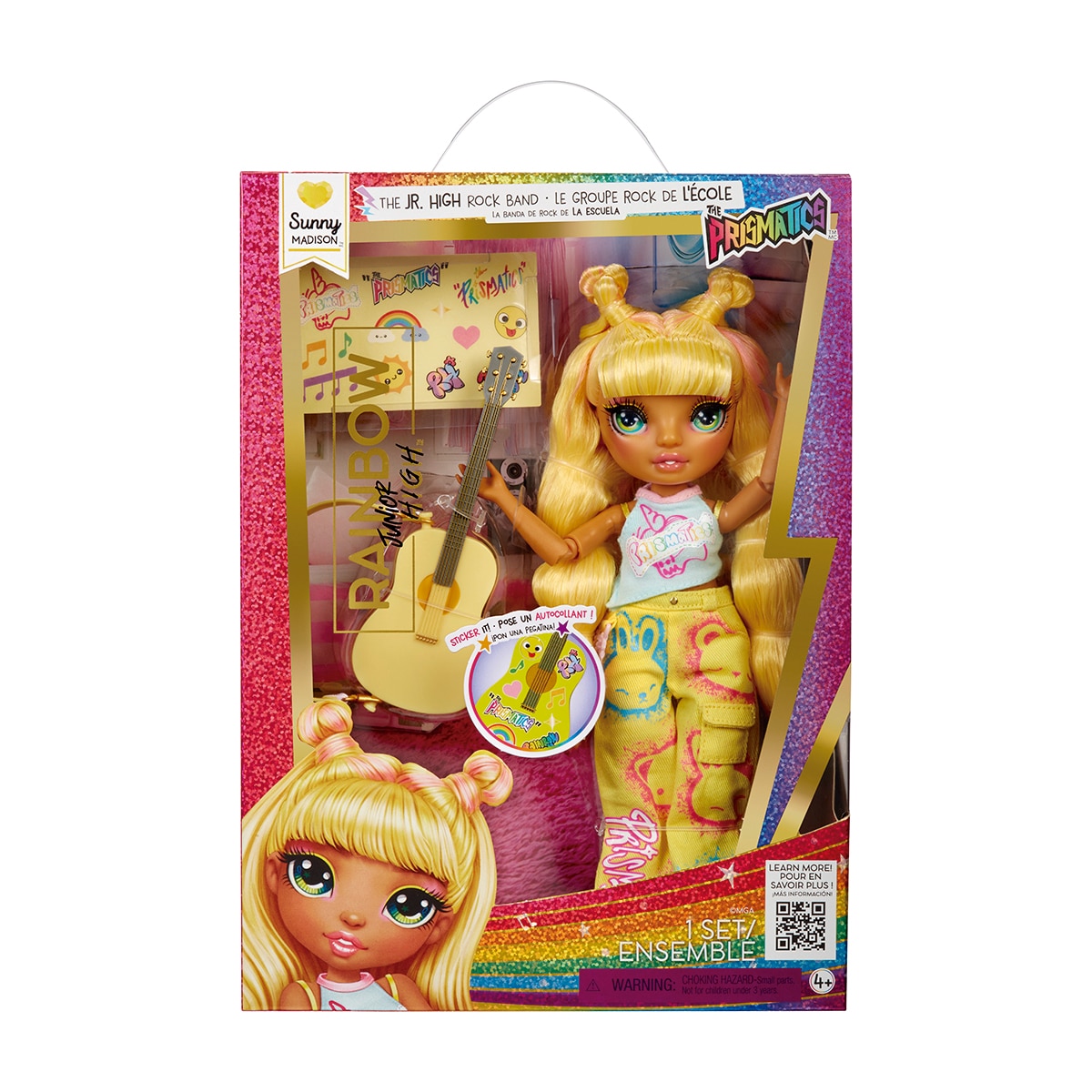 Muñeca y accesorios Jr High Rockband Sunny Rainbow High MGA 2
