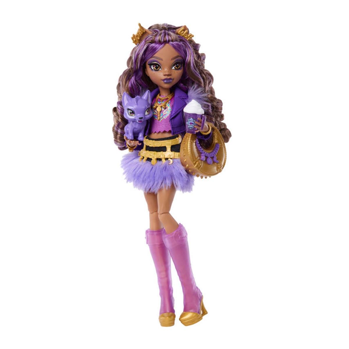 Monster High Muñeca Clawdeen Wolf con accesorios 4