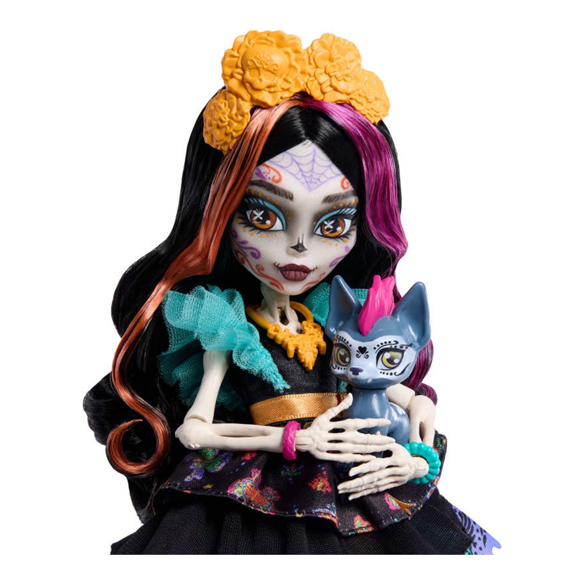 Monster High Muñeca Skelita Calaveras con accesorios 2