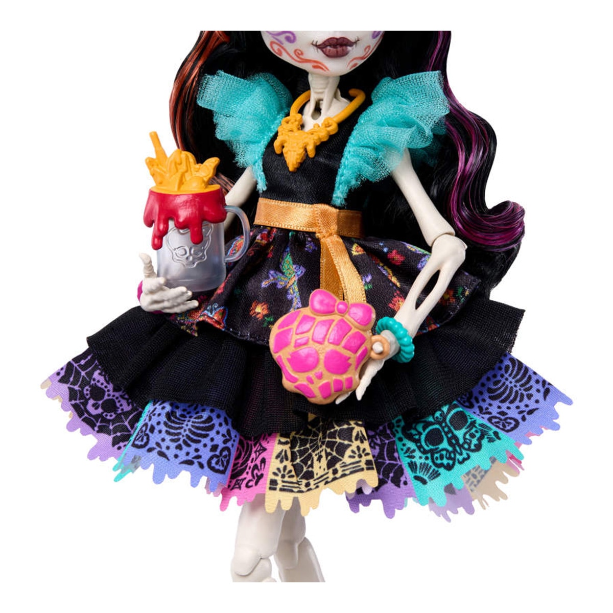 Monster High Muñeca Skelita Calaveras con accesorios 3