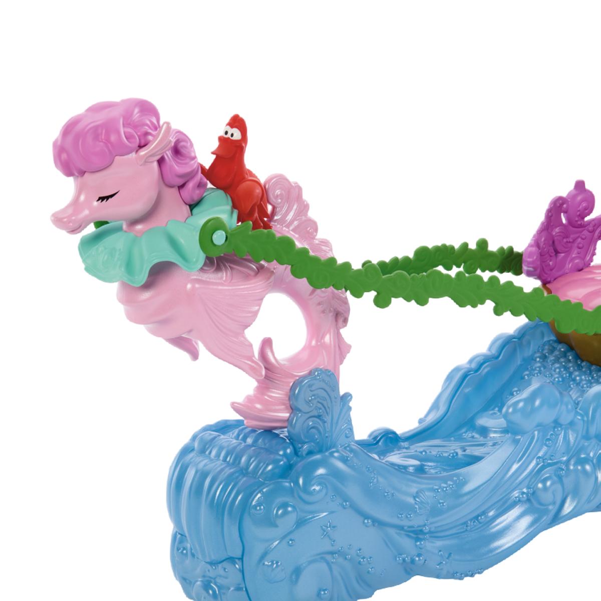 Imagen 5 de Mattel Disney Princesas Ariel con carruaje con ruedas