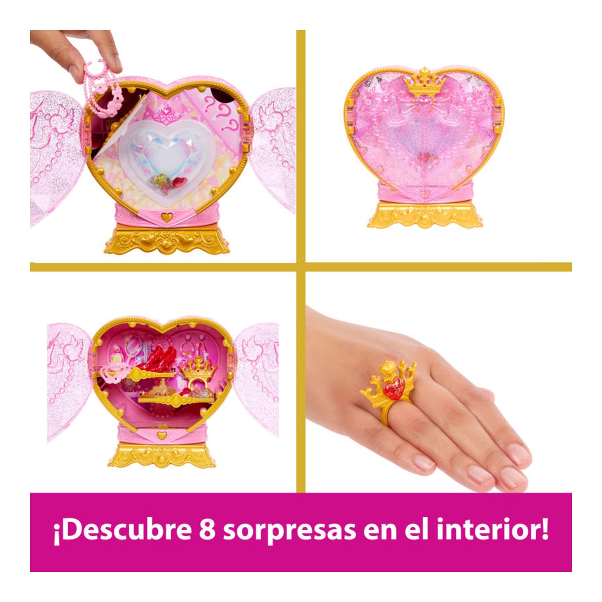 Disney Princess Jewel Reveal Muñeca Bella sorpresa 3