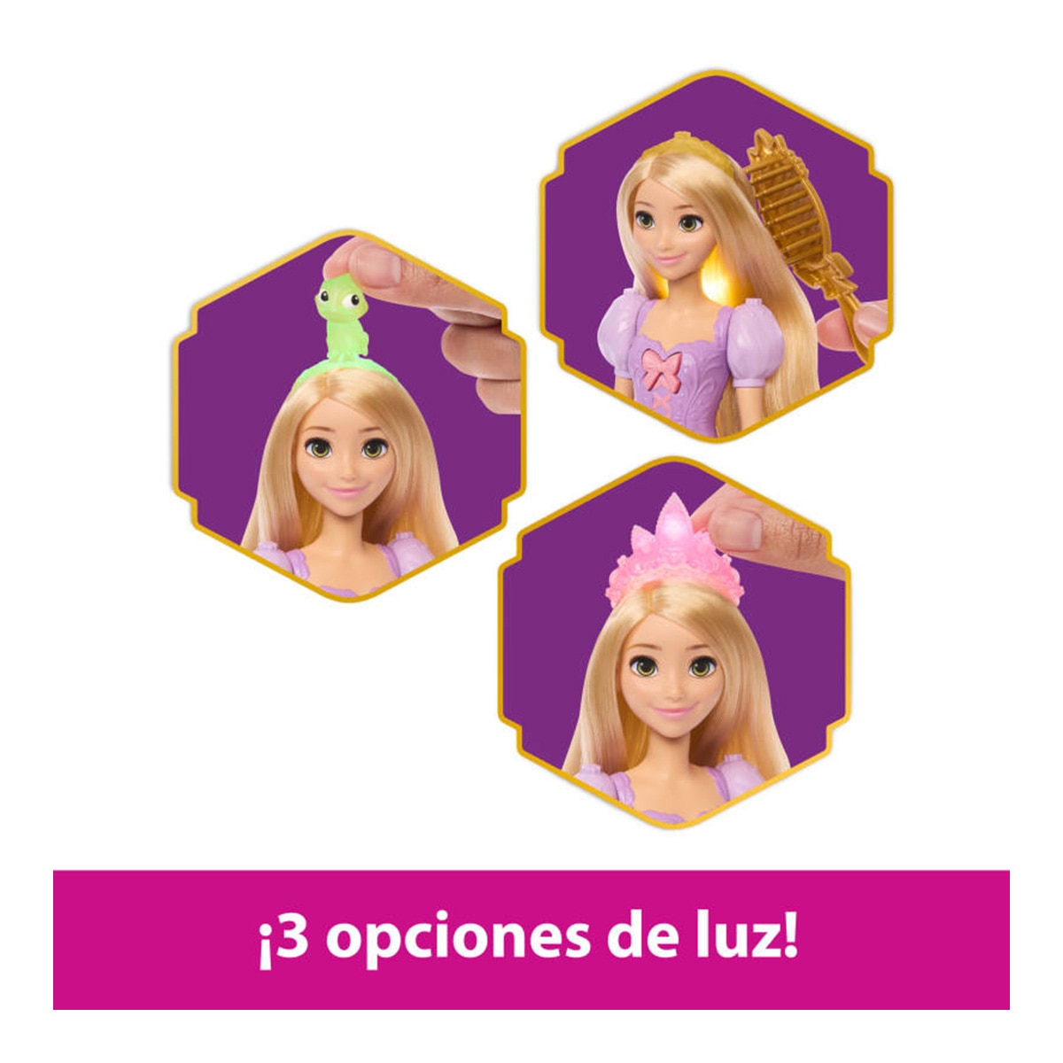 Disney Princess Rapunzel con melena mágica 5