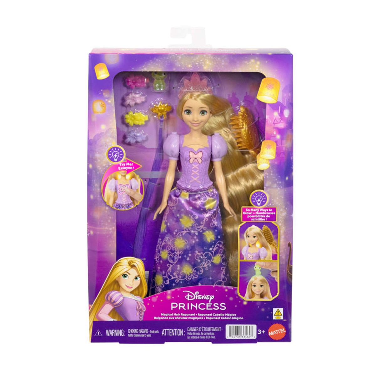 Disney Princess Rapunzel con melena mágica 7