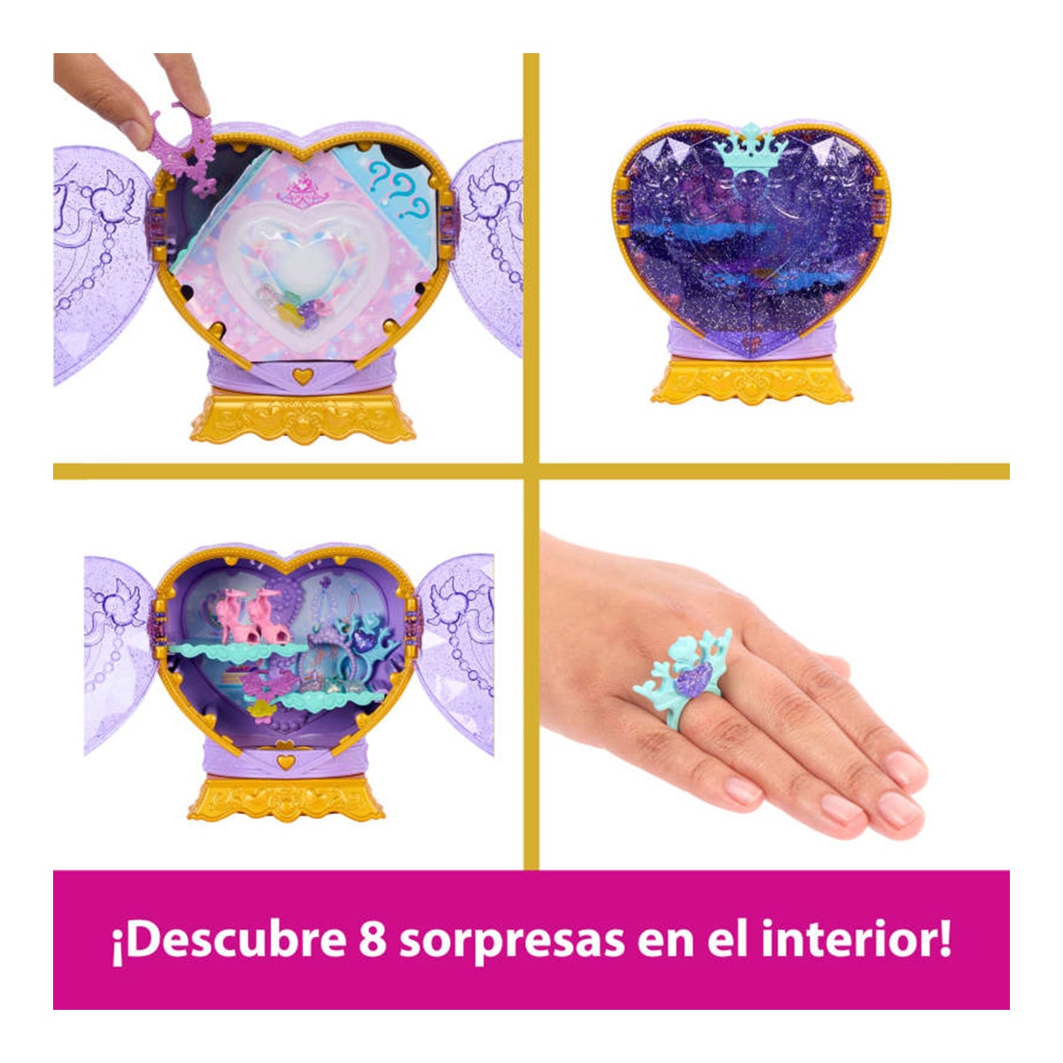 Disney Princess Jewel Reveal Muñeca Ariel sorpresa 3