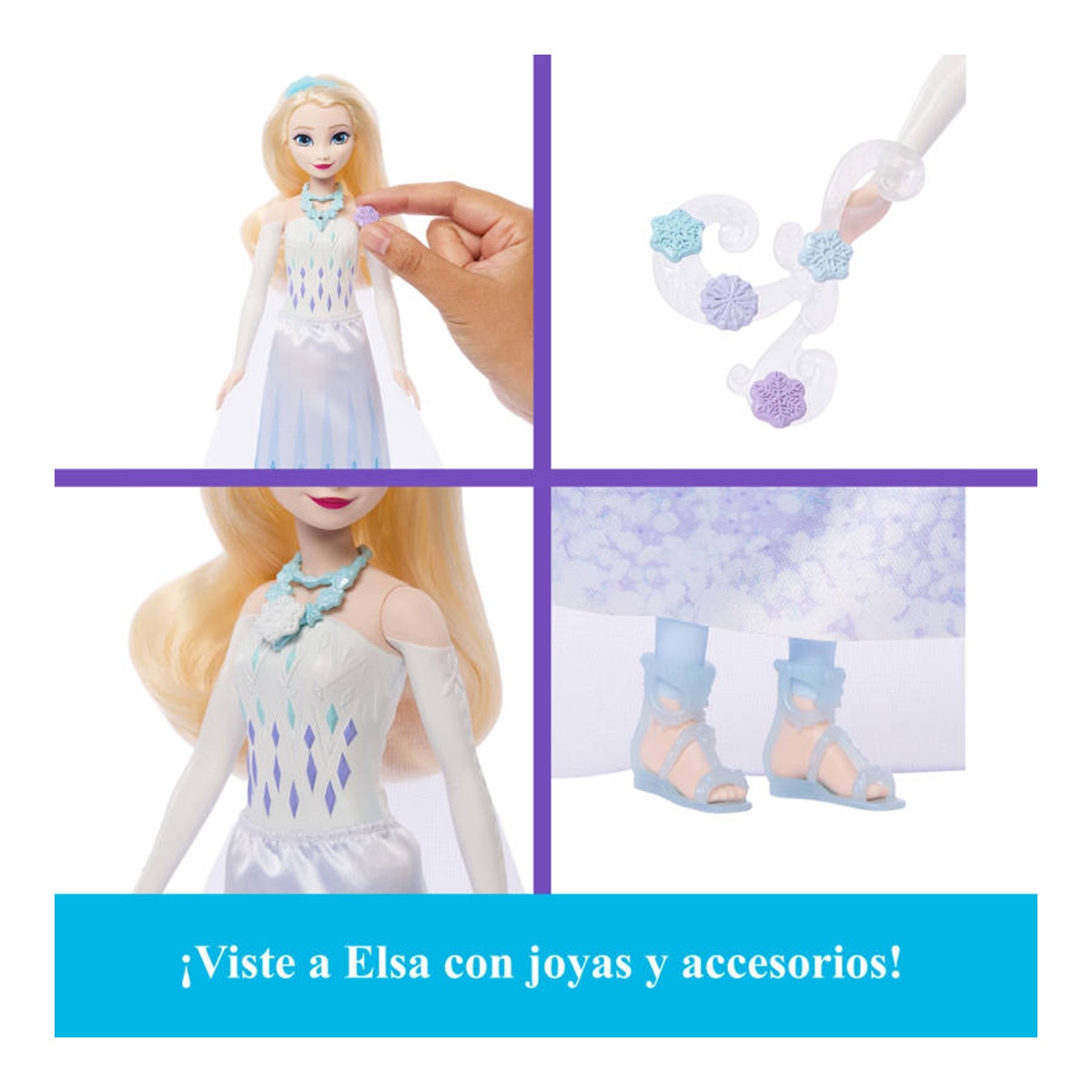 Boneca Disney Frozen Jóias Reveal: Elsa 4