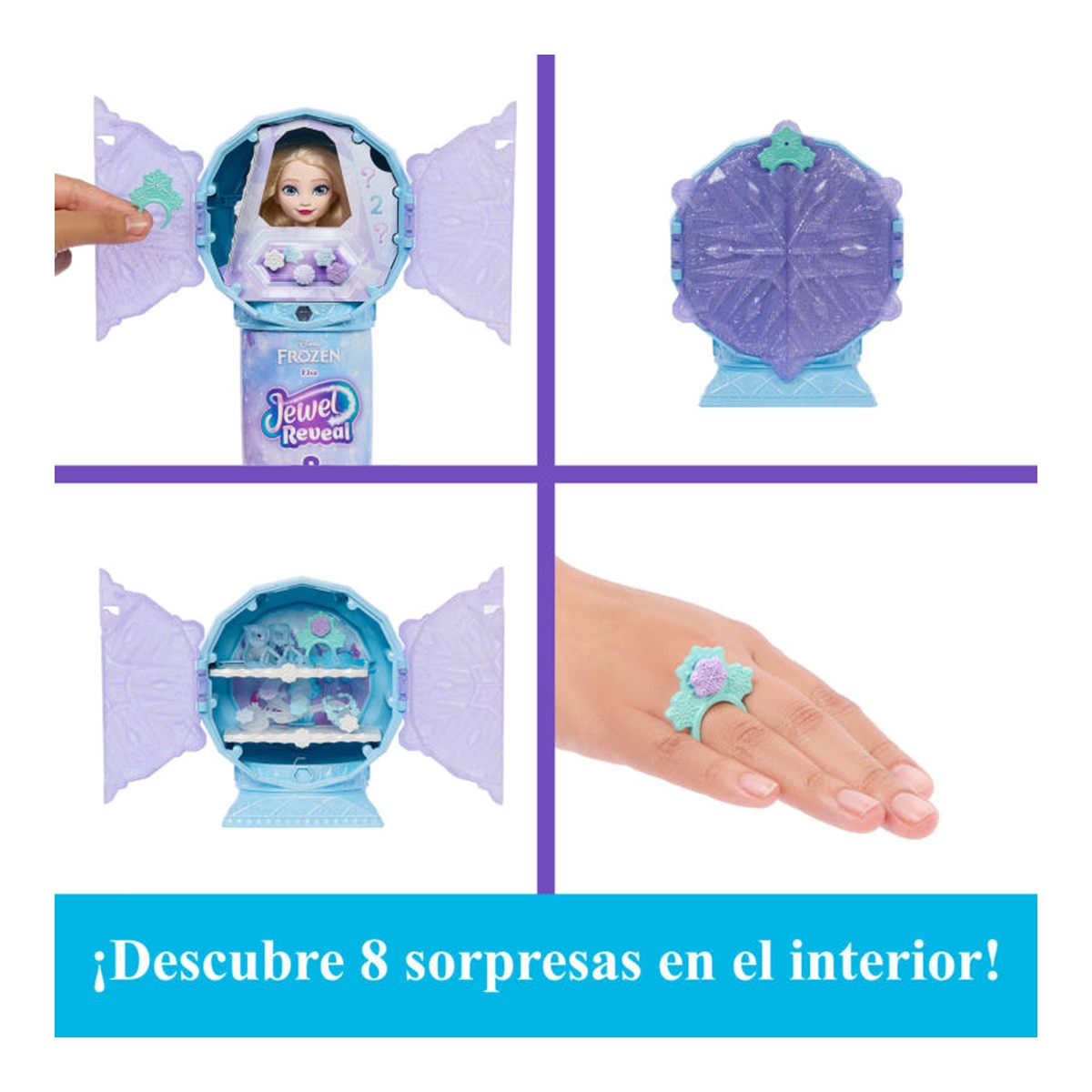 Boneca Disney Frozen Jóias Reveal: Elsa 5
