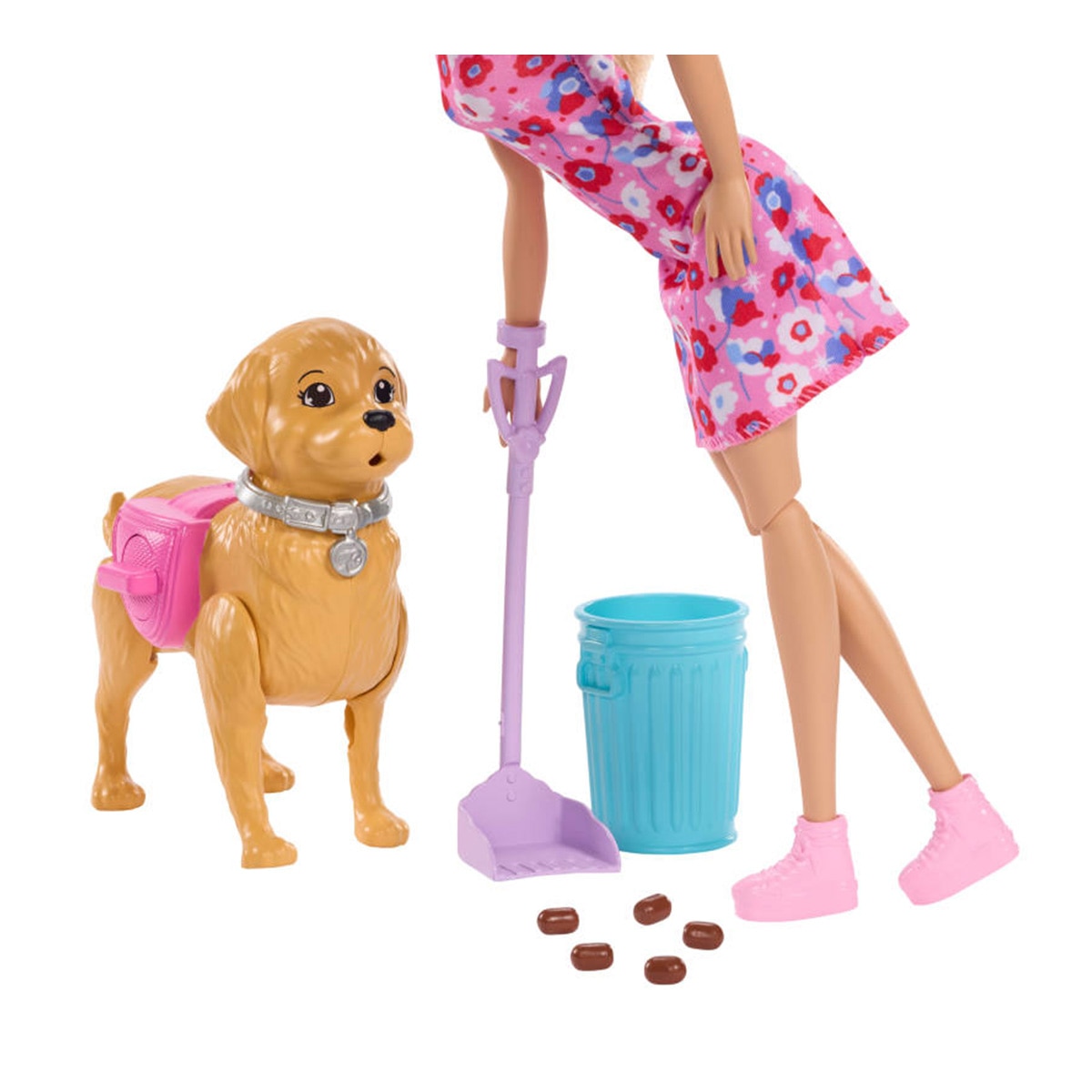 Boneca Barbie Malibú  Passeio com o Cão 5