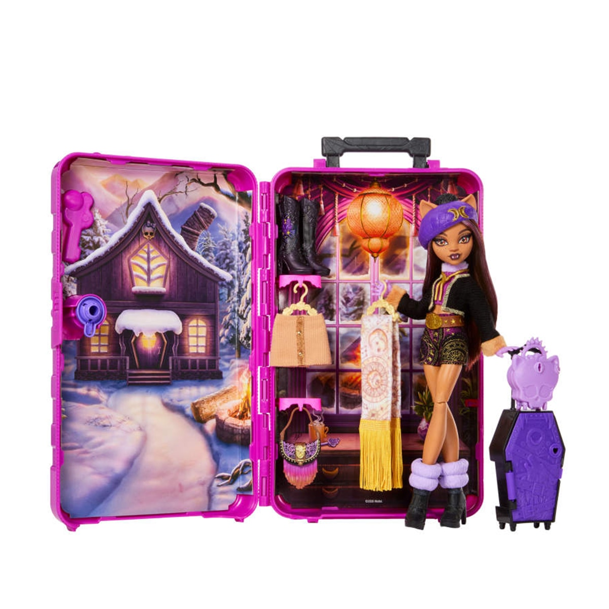 Conjunto de muñeca y accesorios  Skulltimate Secrets Clawdeen Wolf Monster High Mattel 3