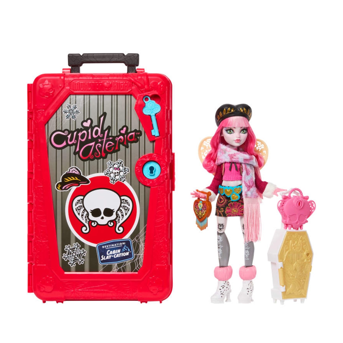 Imagen 0 de Conjunto de muñeca y accesorio Skulltimate Secrets Cupid Asteria Monster High Mattel