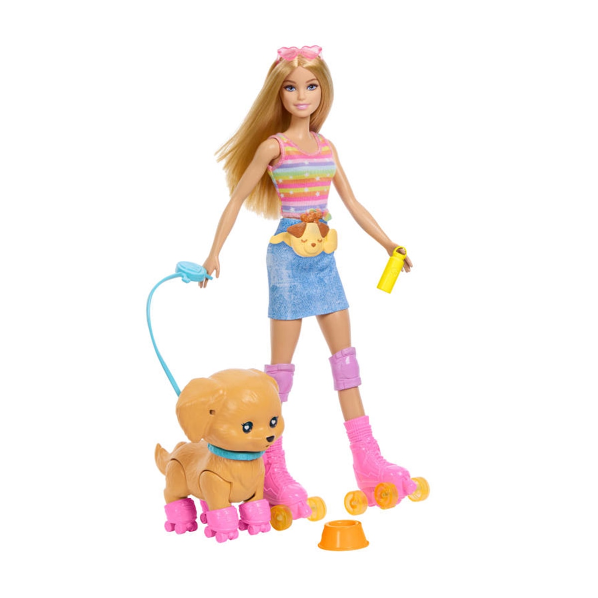 Muñeca Pets patina y corre con perrito Barbie Mattel 1