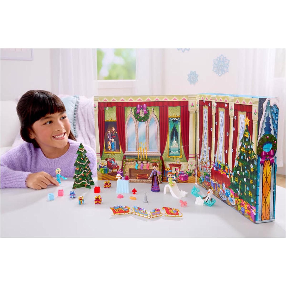 Muñeca  Anna y Elsa de niñas Calendario de Adviento  24 sorpresas  Disney Frozen Mattel 2