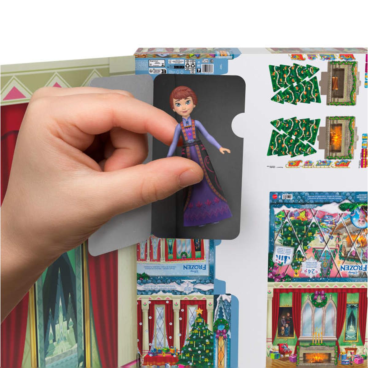 Muñeca  Anna y Elsa de niñas Calendario de Adviento  24 sorpresas  Disney Frozen Mattel 3