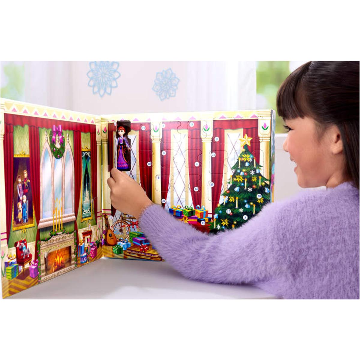 Muñeca  Anna y Elsa de niñas Calendario de Adviento  24 sorpresas  Disney Frozen Mattel 4