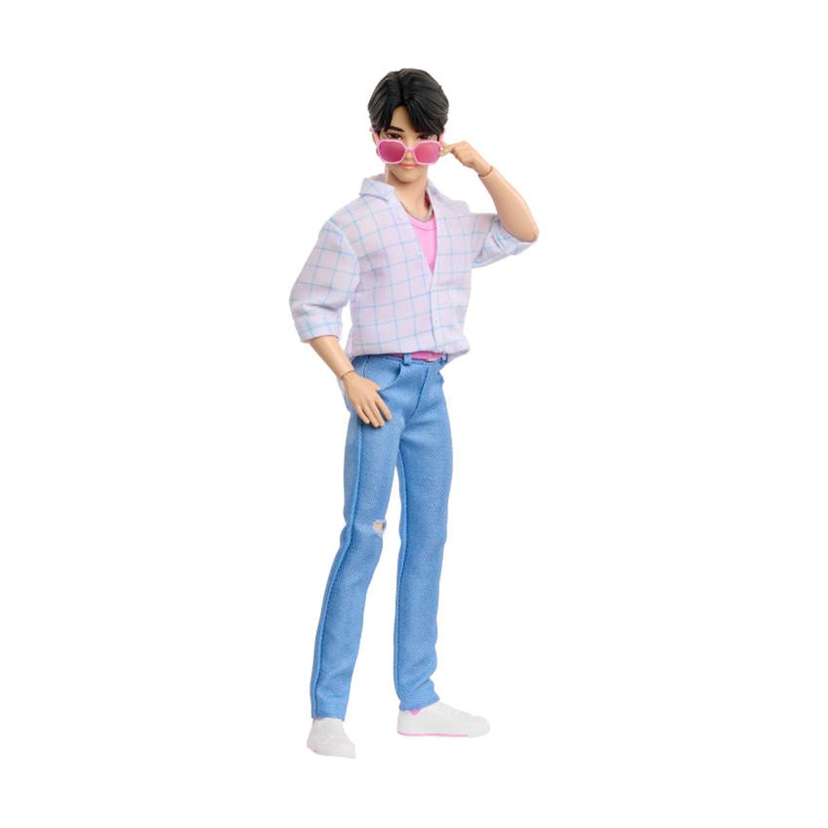 Muñeco K-Pop Jinu Soda Pop inspirado en la película con conjunto de actuación “Soda Pop” y 2 accesorios Mattel 6